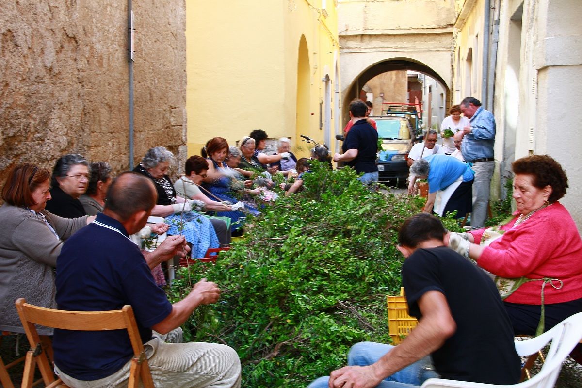 Preparation of the carpet