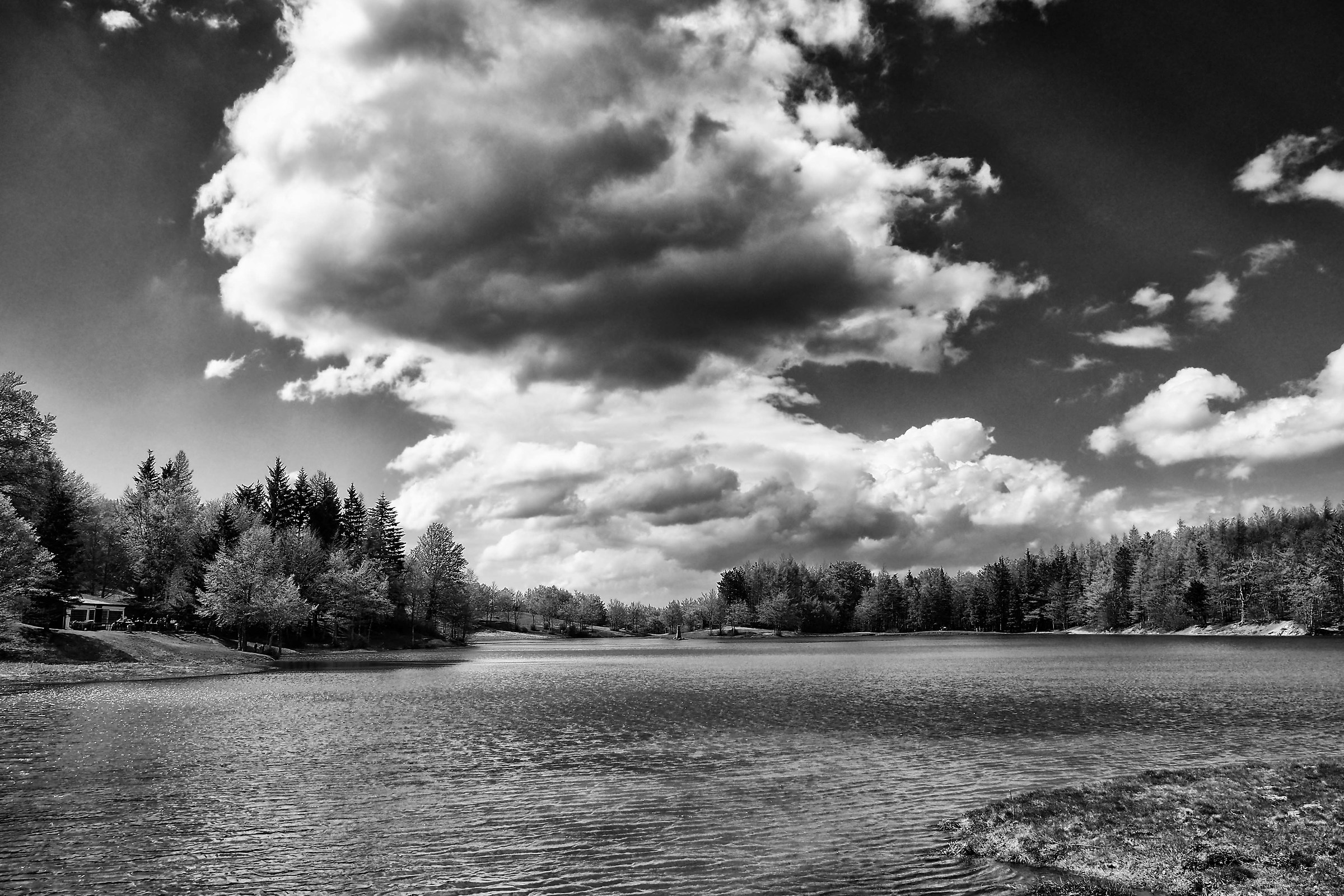 Clouds on Lake Calamone