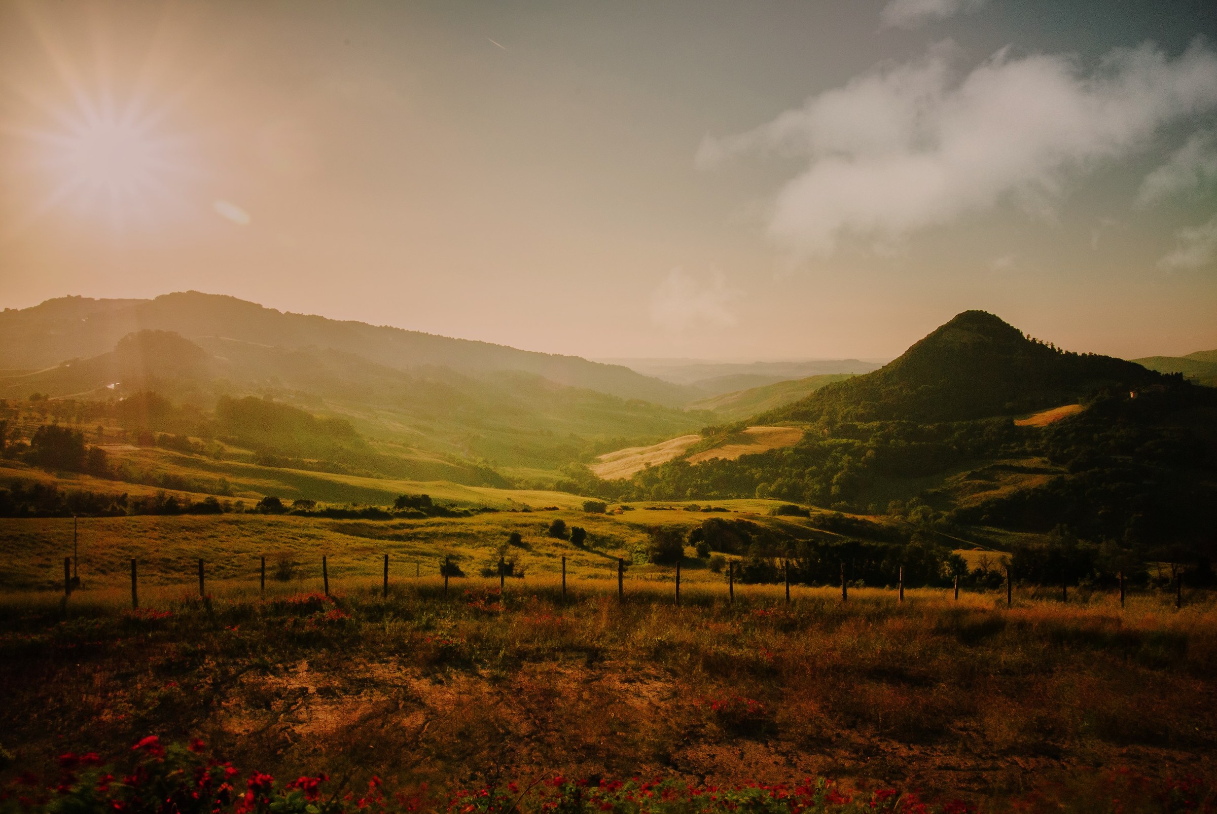 Come fossi affacciato al balcone