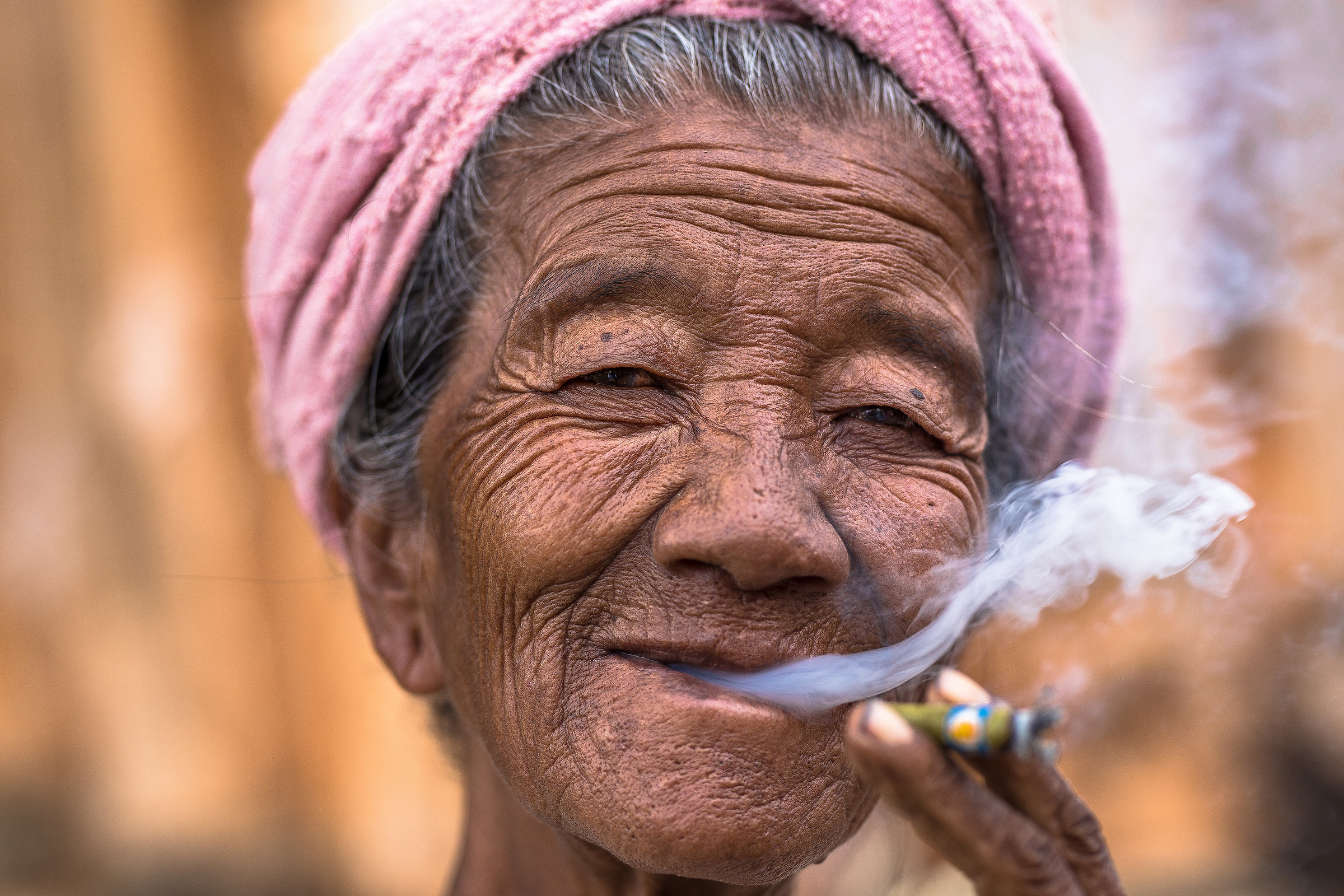 The Burmese Smoker...