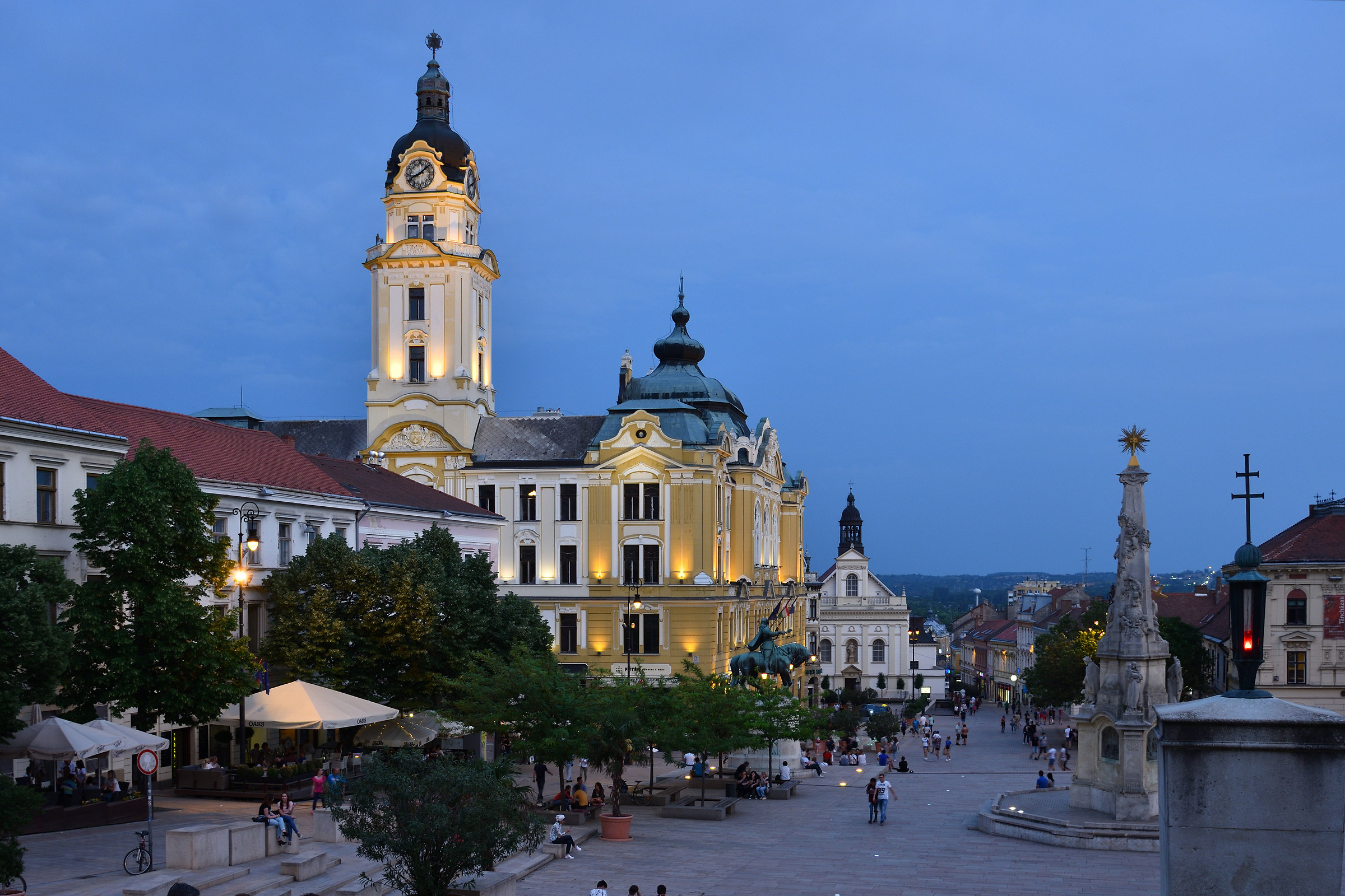 Széchenyi Square, Pécs, Hungary