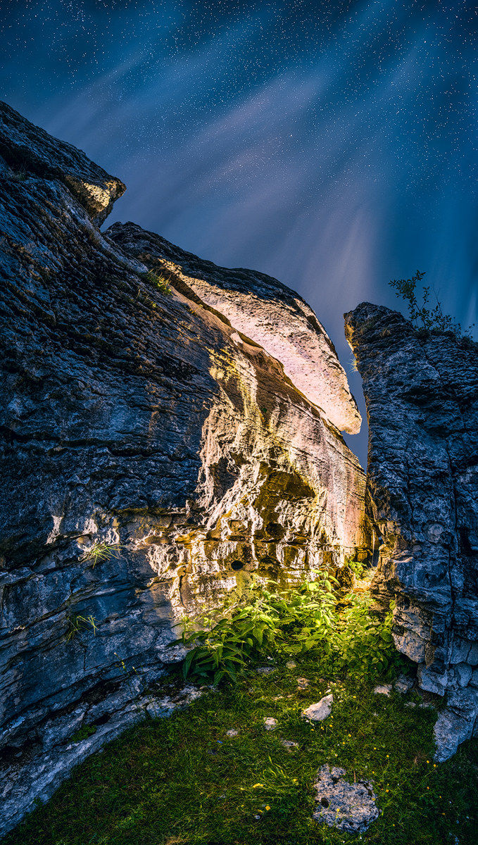 Valle delle sphinxes, overnight.