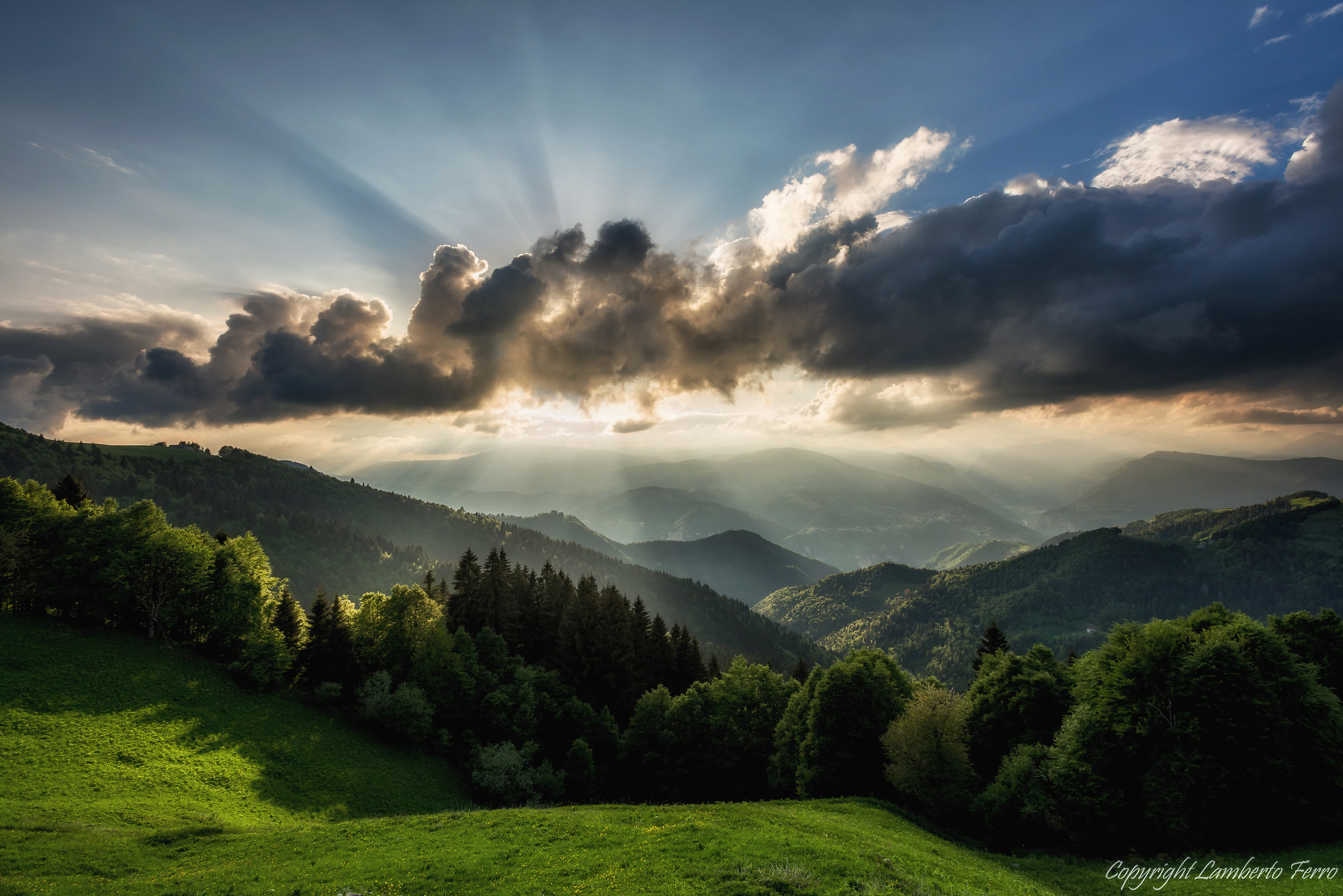 Sunset at Cima Grappa