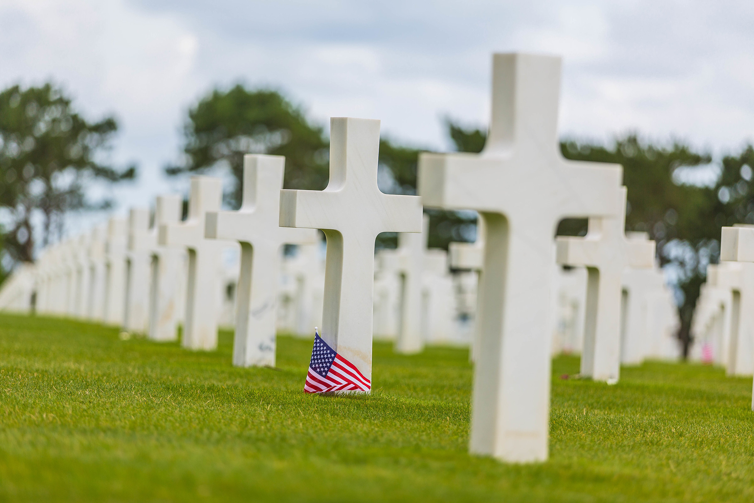 American Cemetery in Omaha Beach