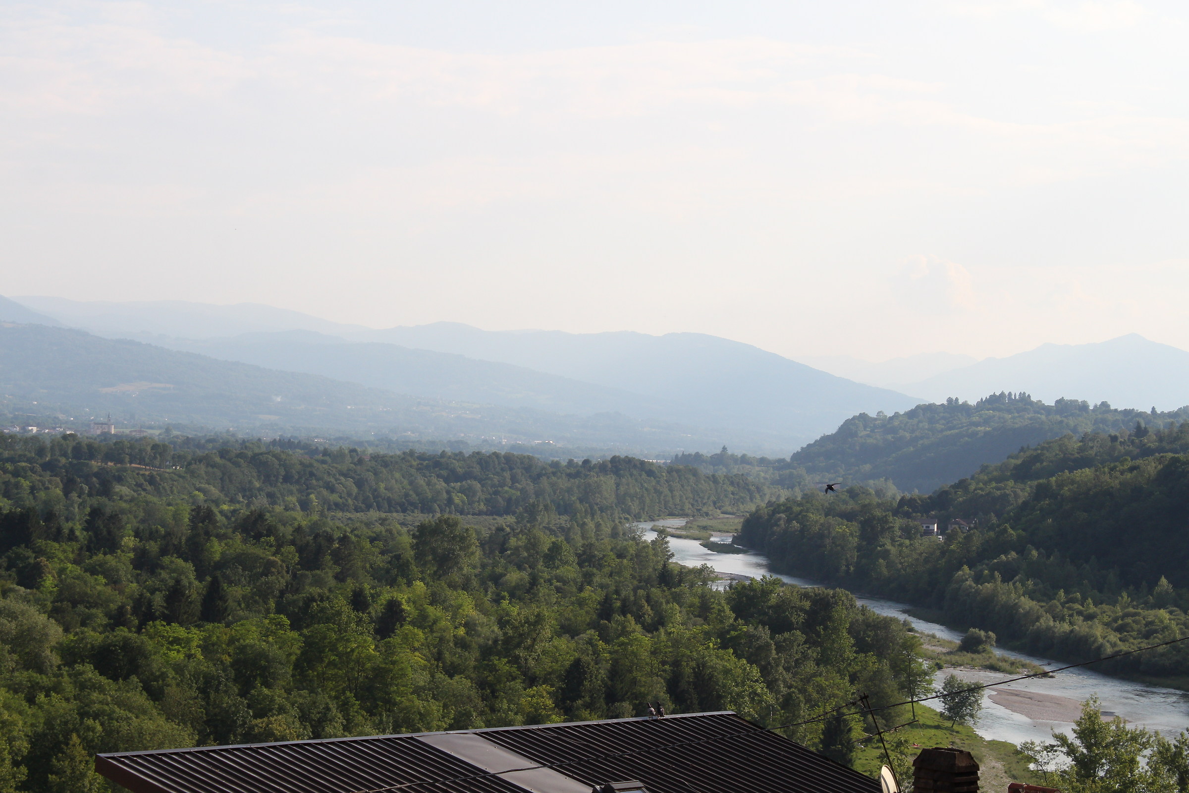 Panorama del Piave da Piazza Castello