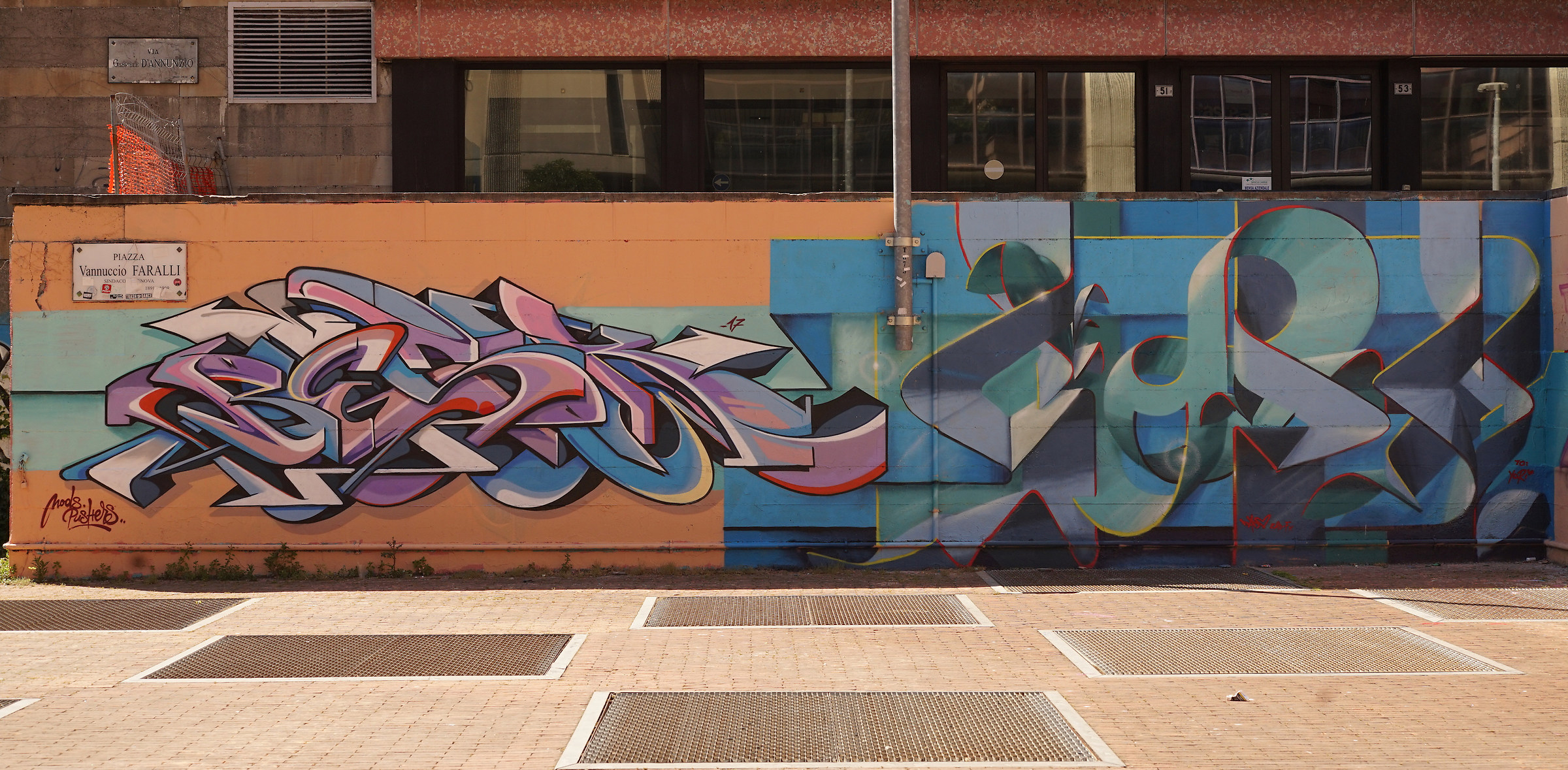 Piazza Faralli (nuovo murales)