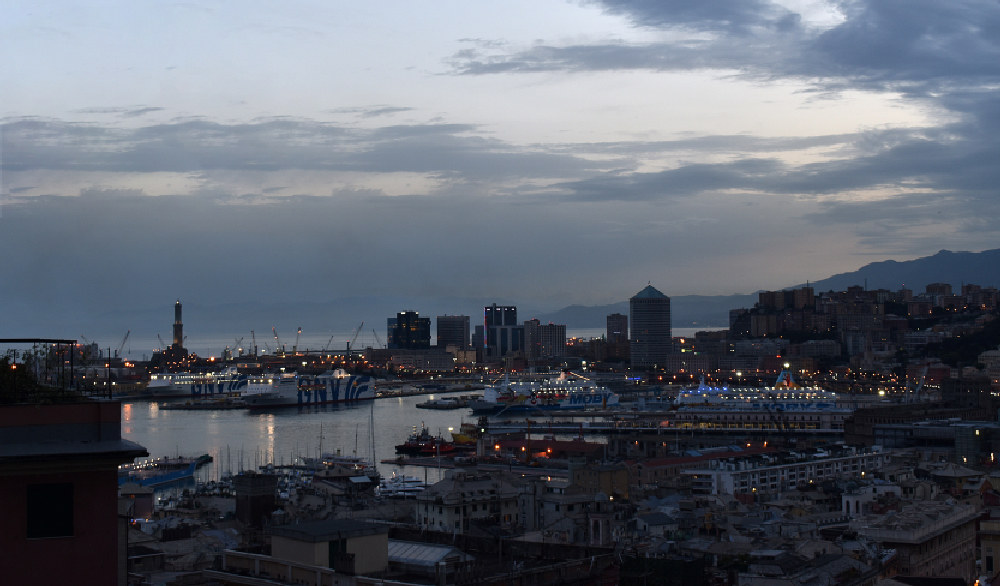Genova tramonto