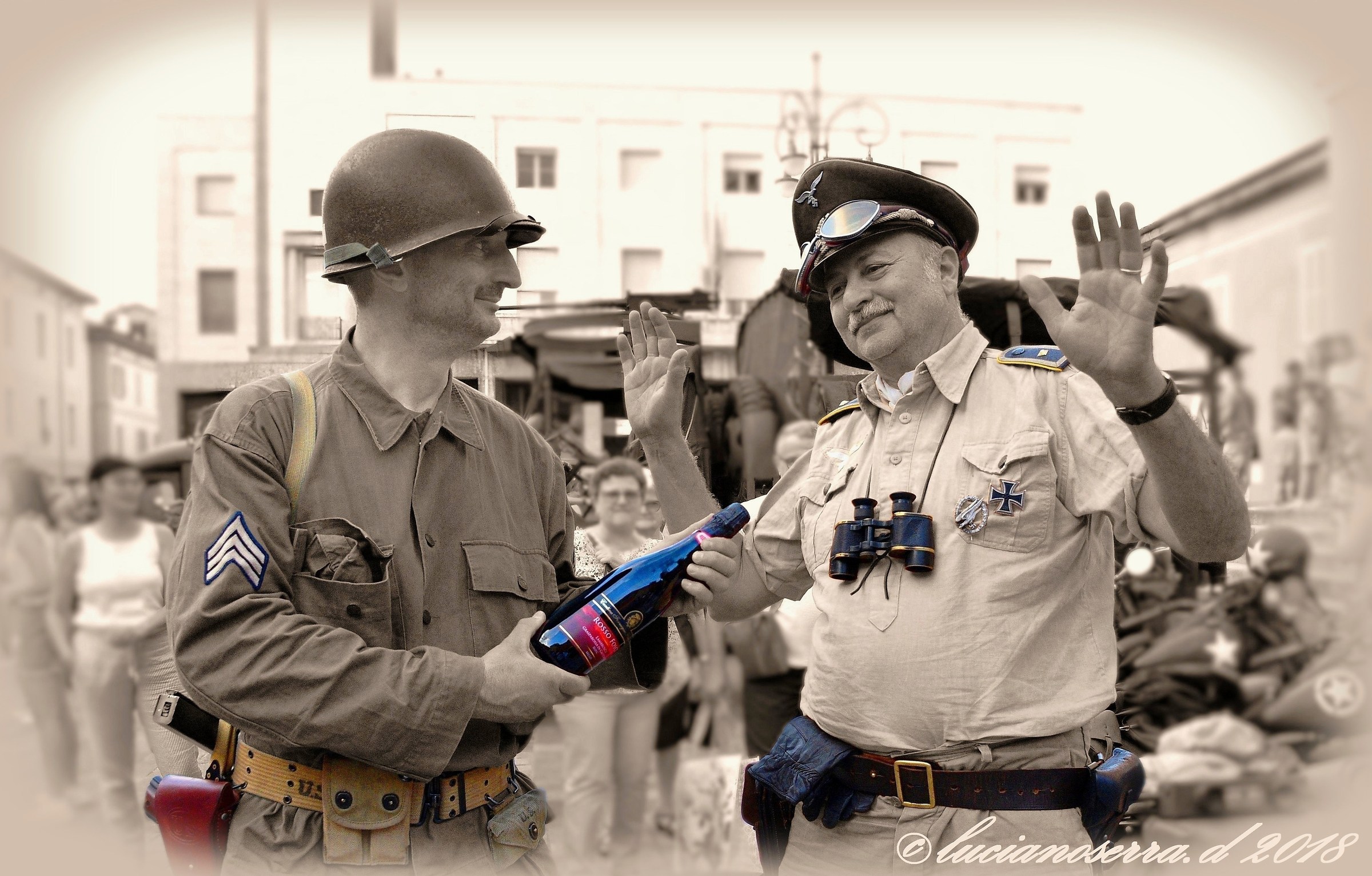 Oh... beh... quand'è così... mi arrendo su...