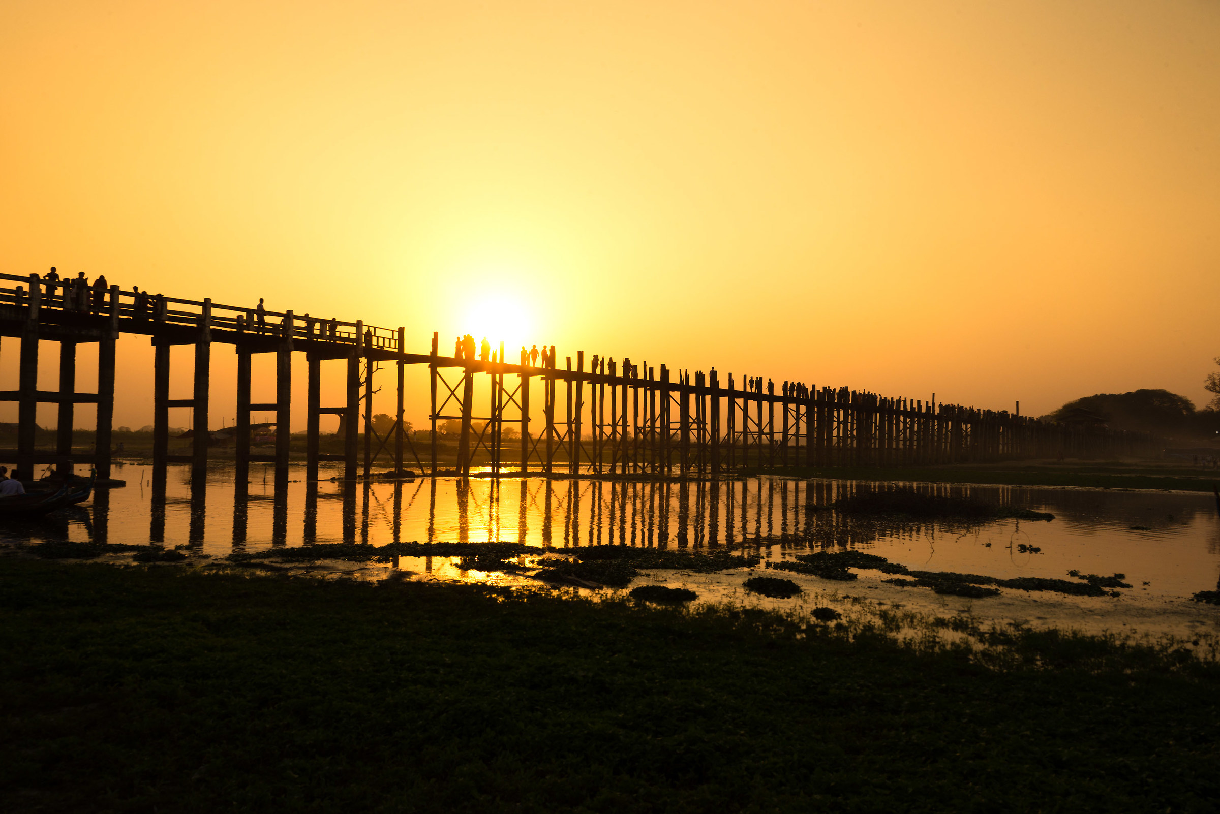 U-bein bridge - Il ponte di legno più lungo al mondo....