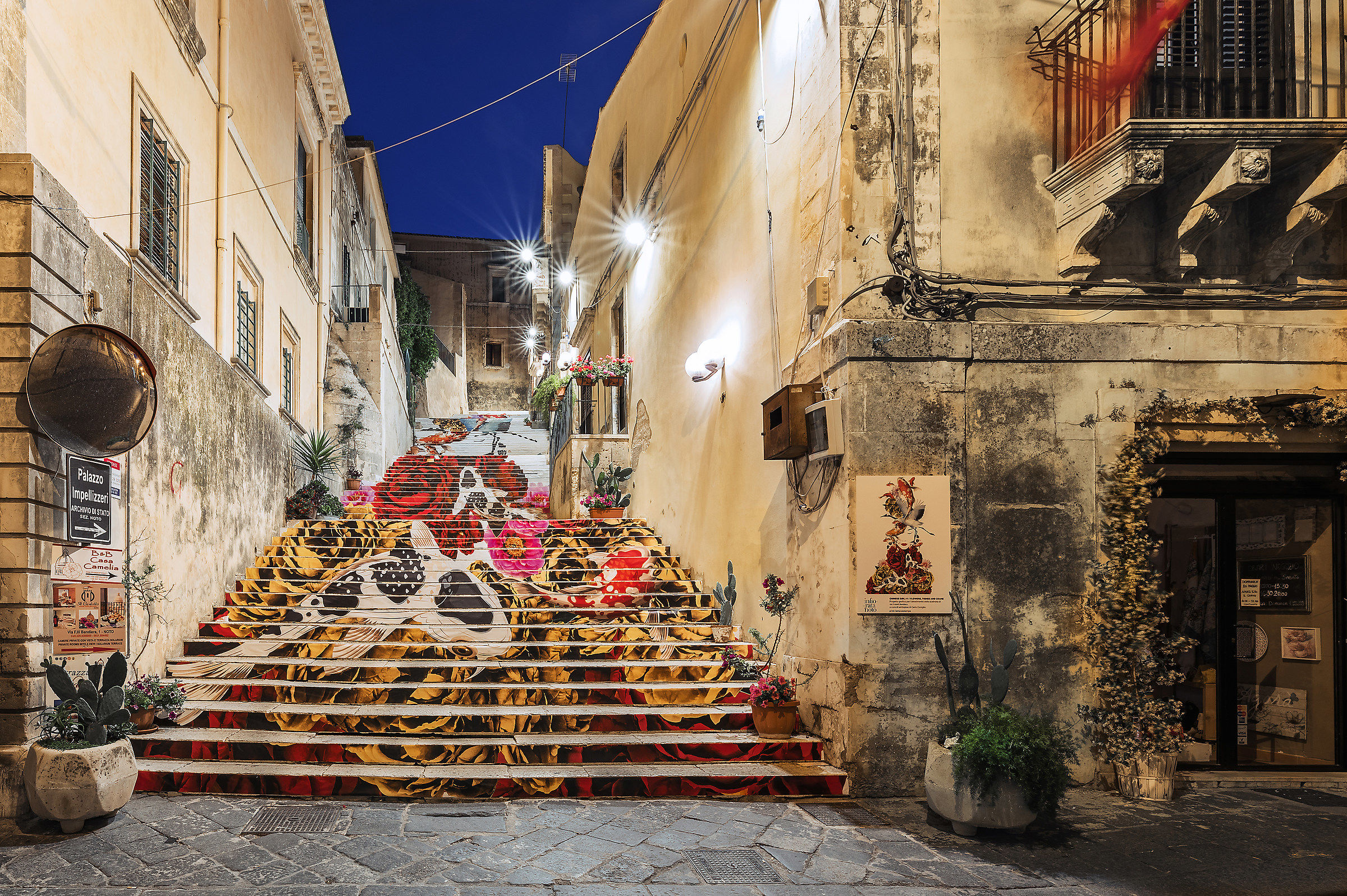 Noto 2018-Flower Staircase