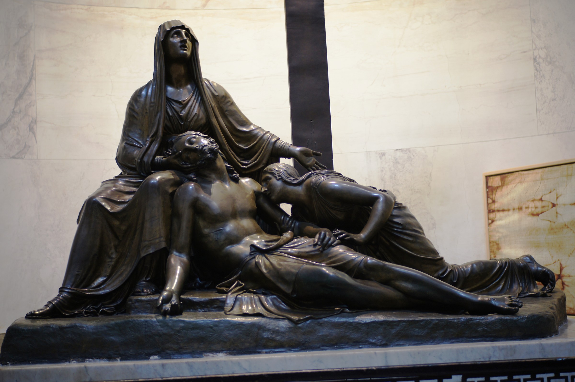 Pieta Canova-Canovin temple in Possagno