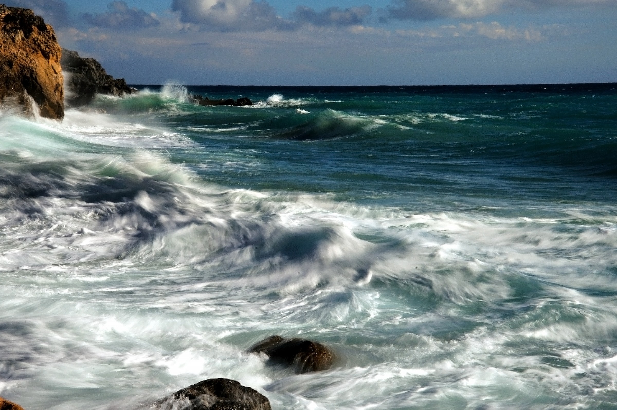 The fascination of the sea .....