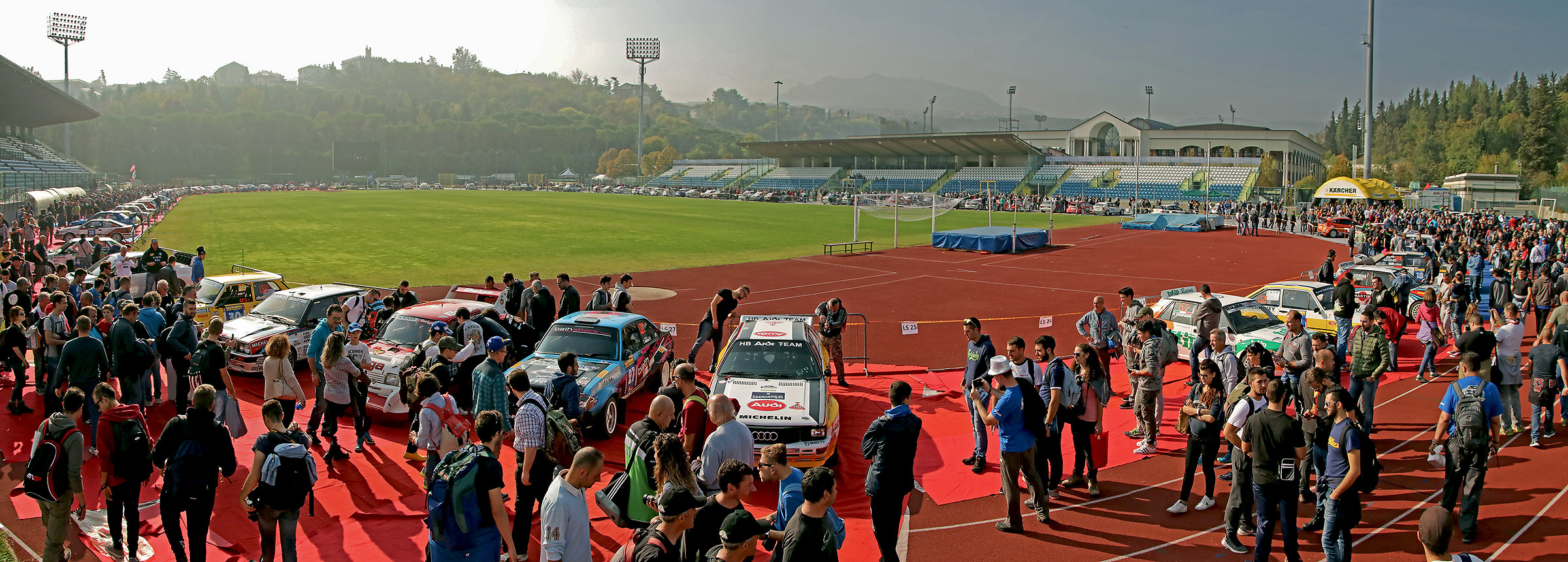 Rallylegend 2017 car park