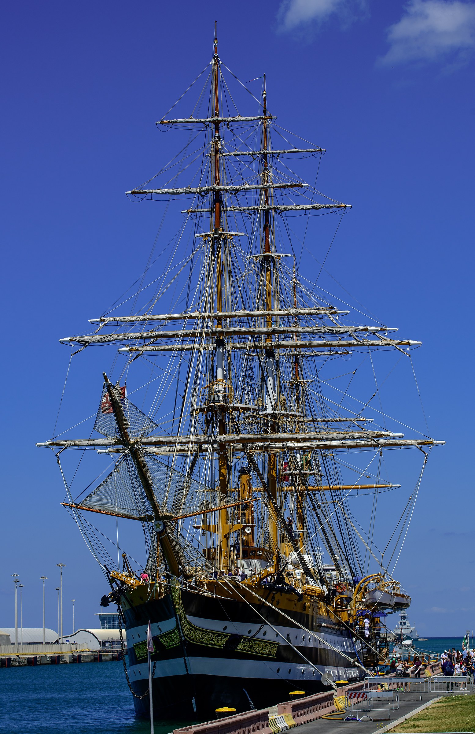 6/2018-Return of the Amerigo Vespucci to Civitavecchia