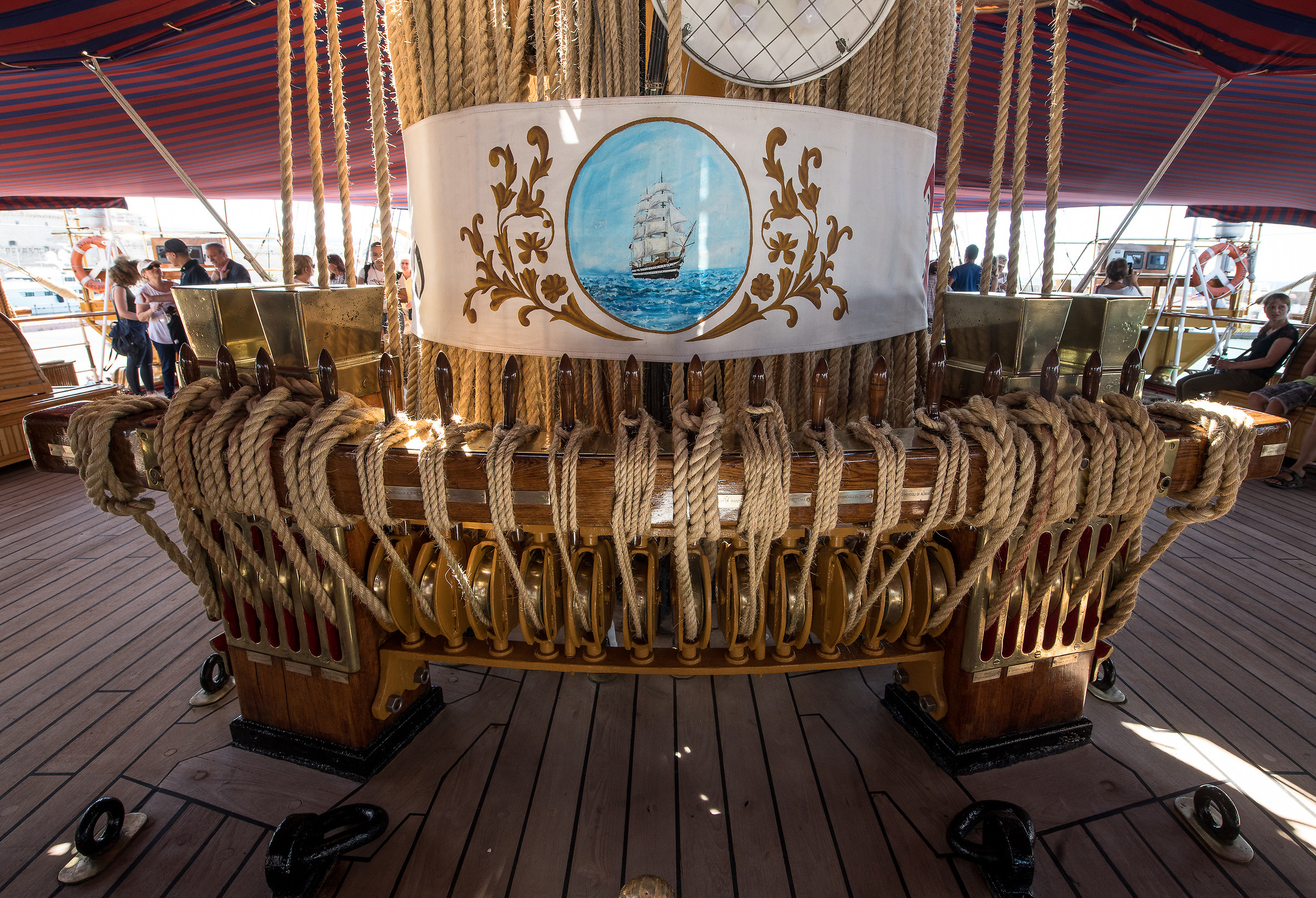 6/2018-Return of the Amerigo Vespucci to Civitavecchia