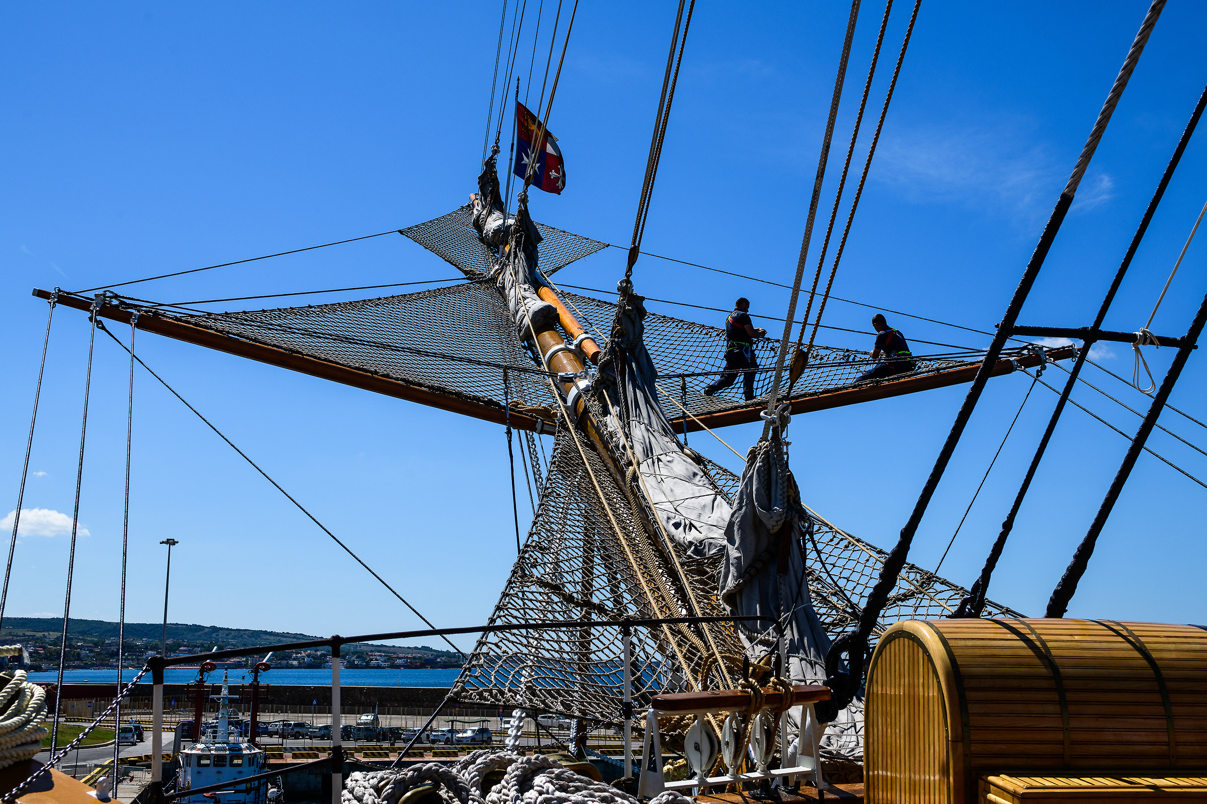 6/2018-Return of the Amerigo Vespucci to Civitavecchia