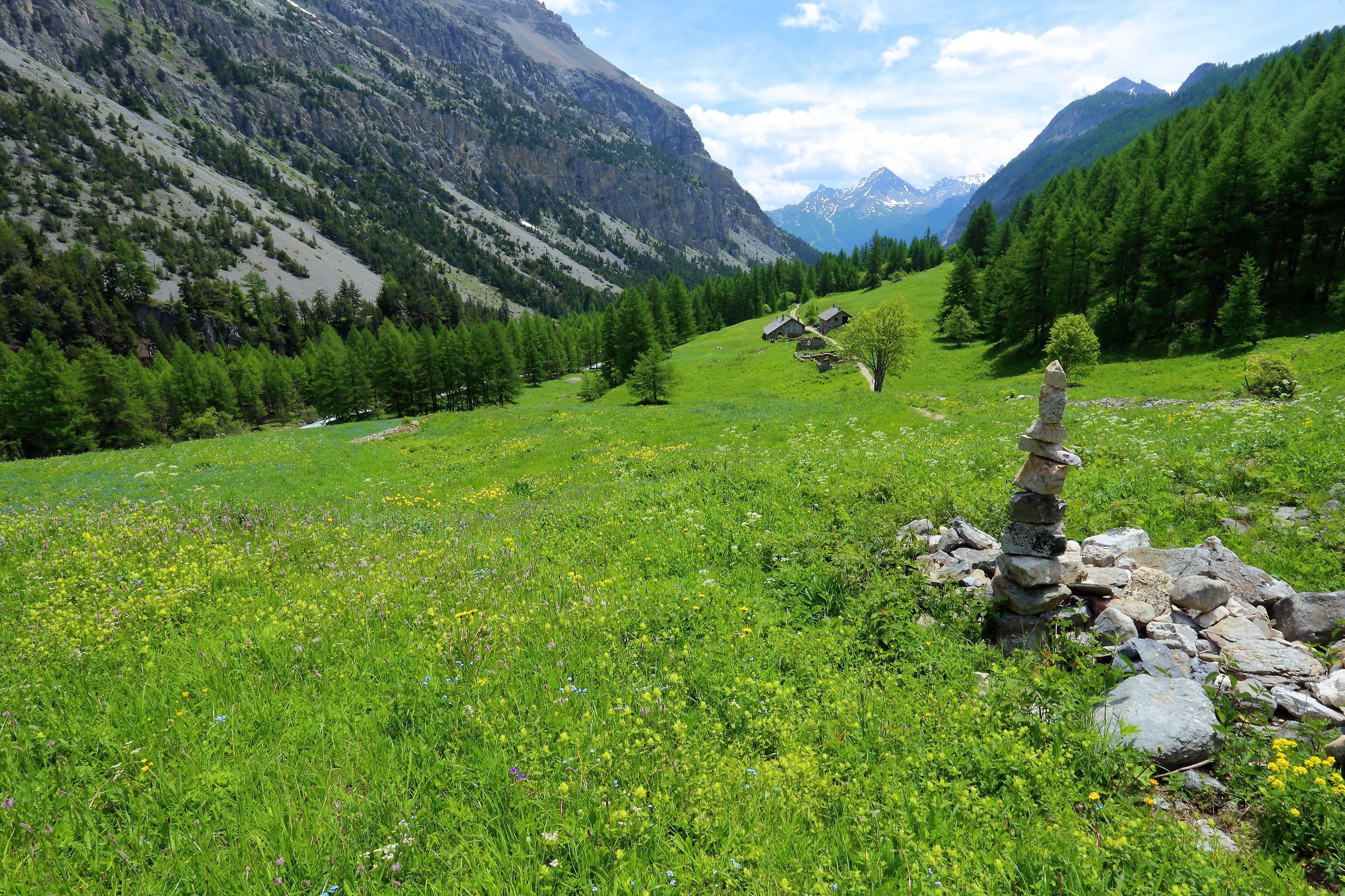 Walking in Narrow valley