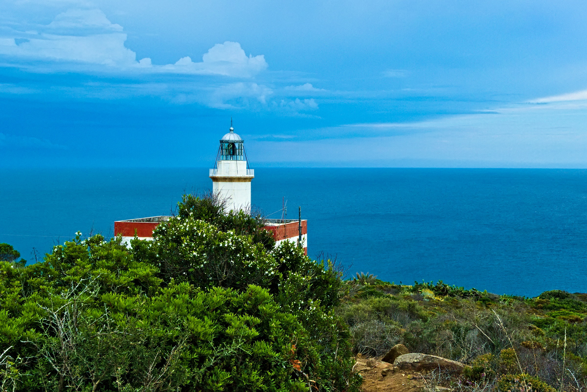 Giglio - faro di capel rosso
