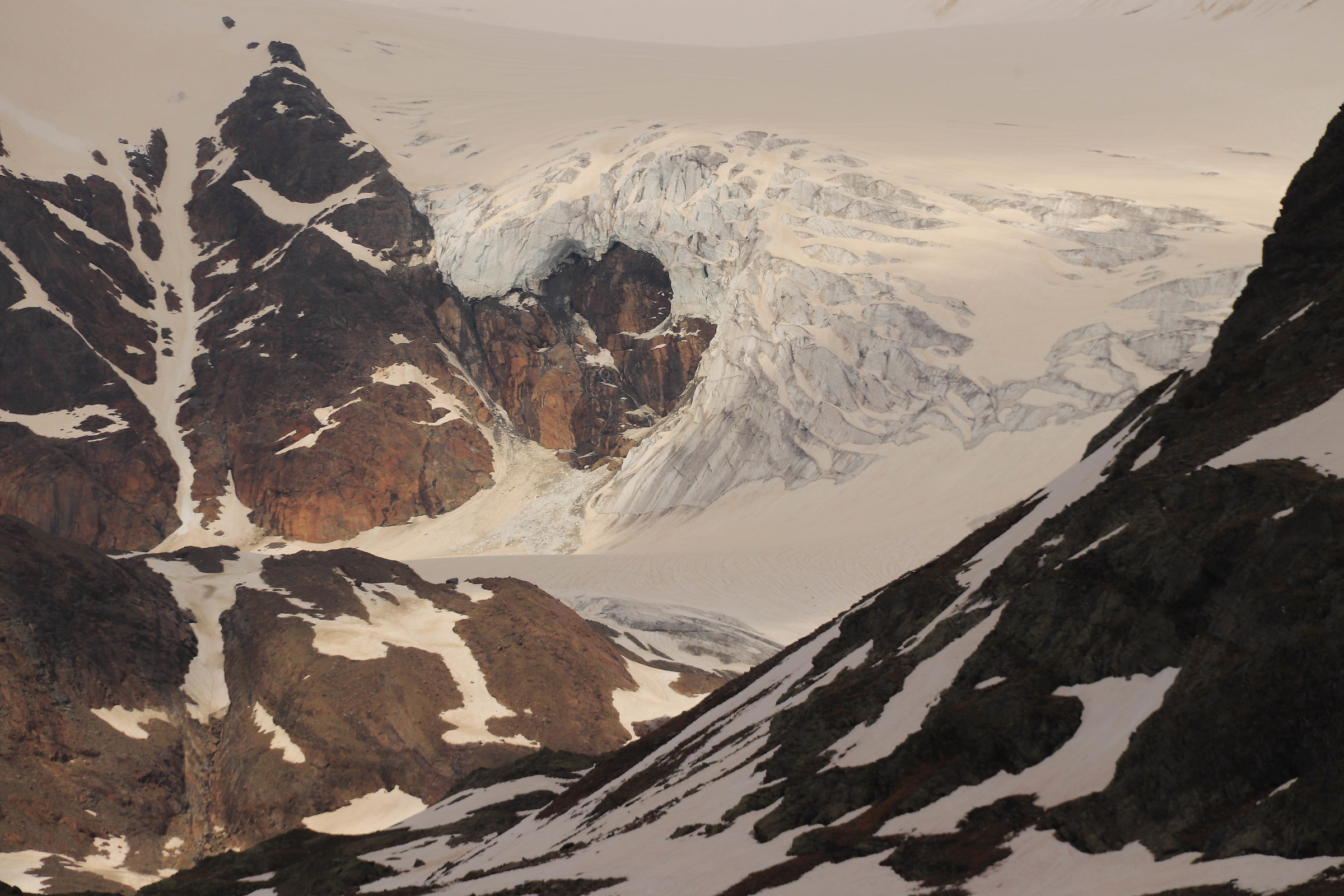 imponente ghiacciaio del Dosegù