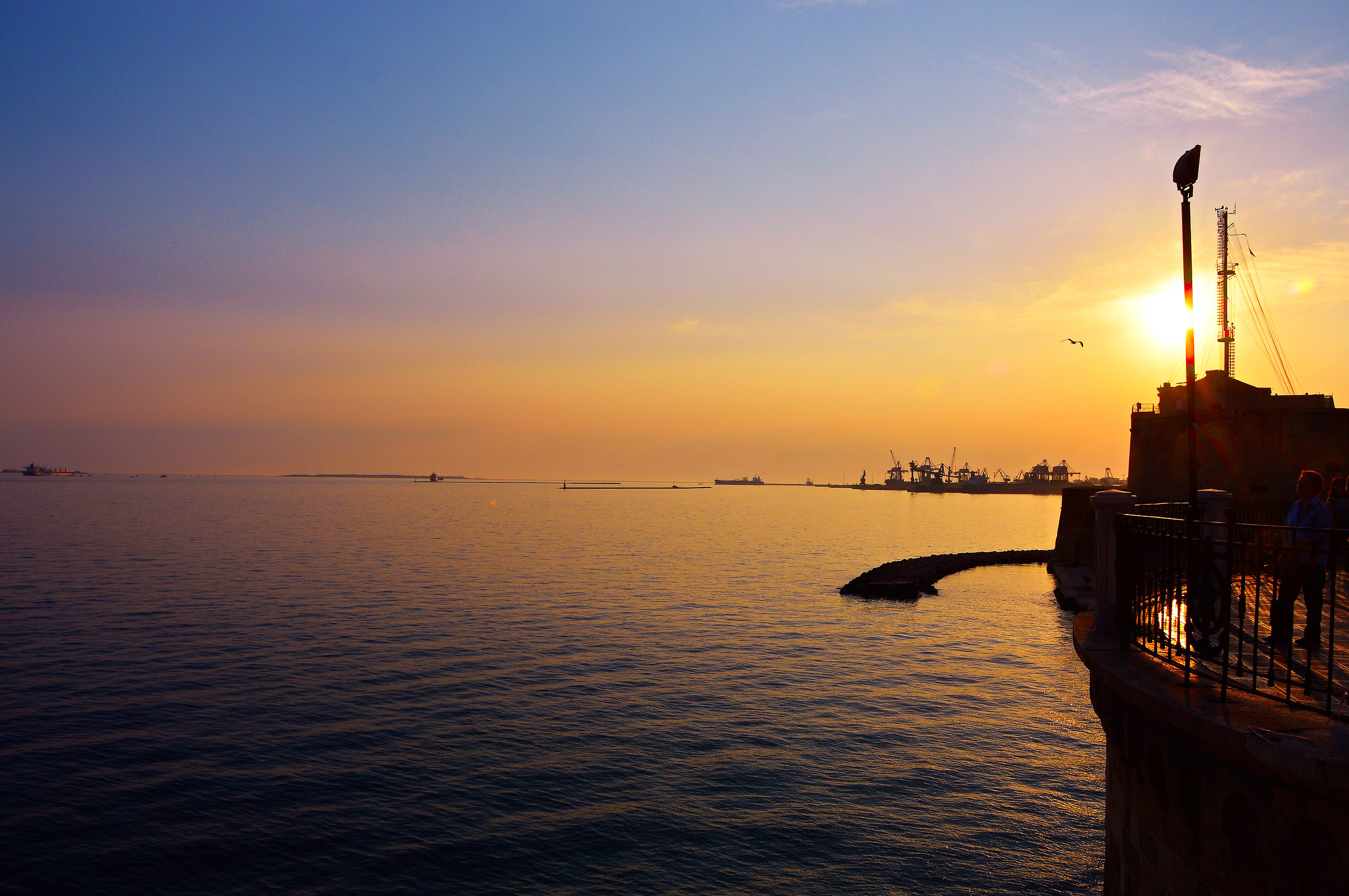 Tramonto sul Mar Grande