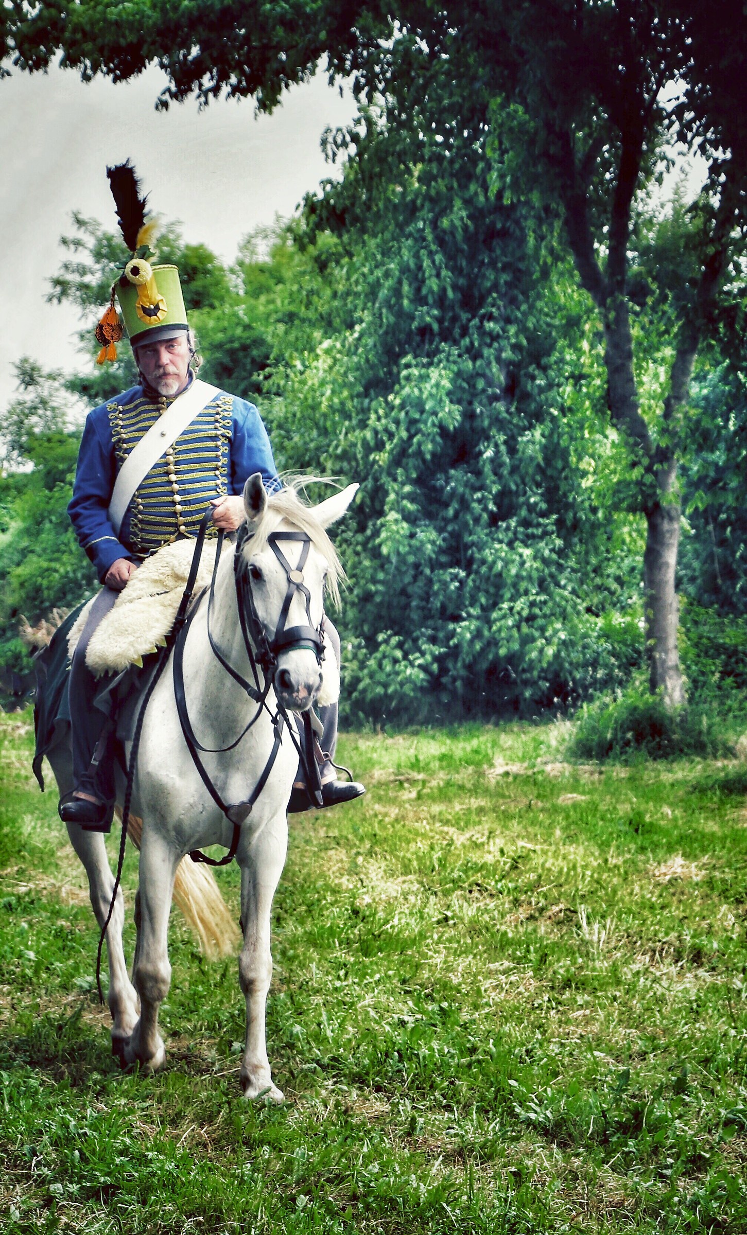 Cavalleggero in perlustrazione.