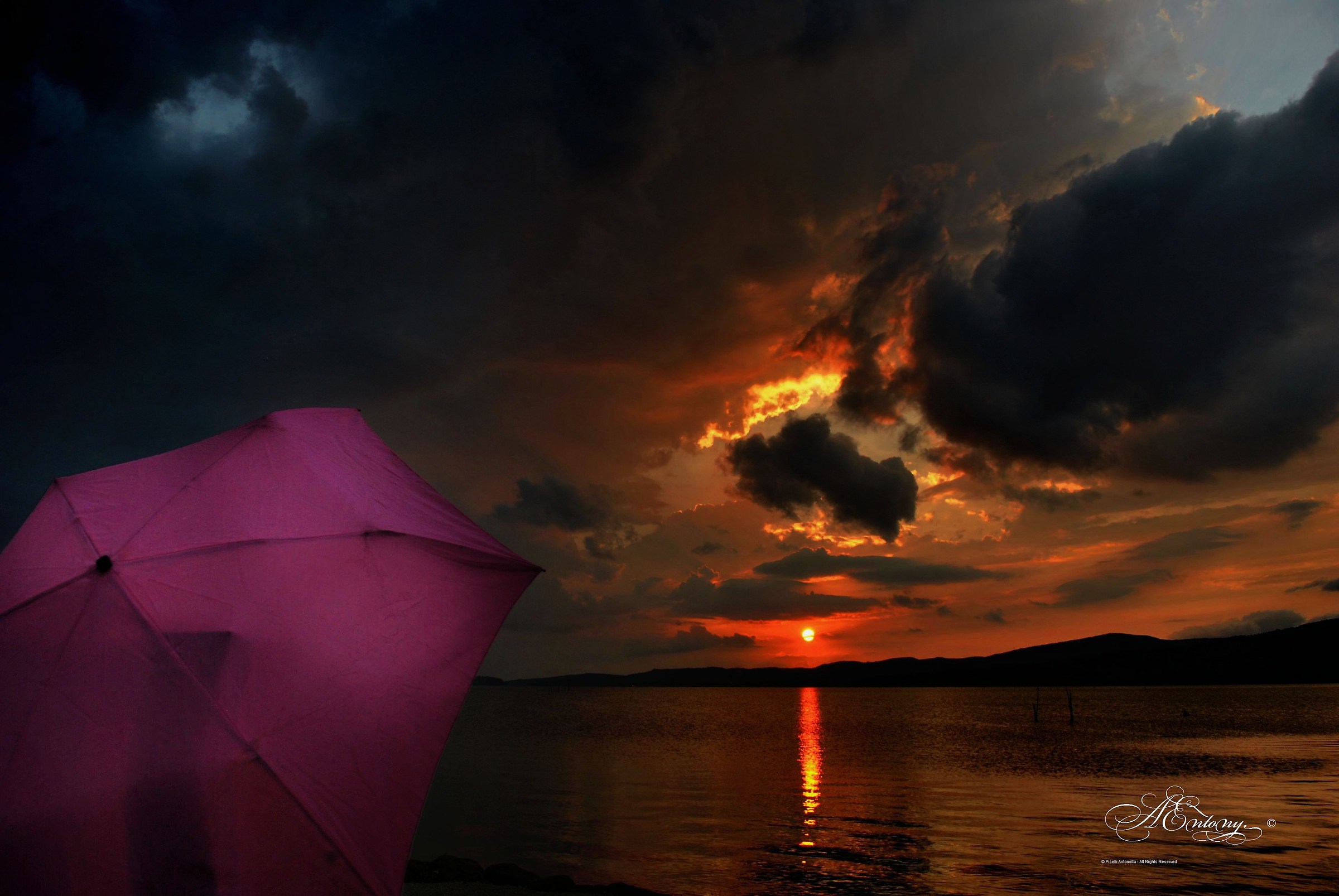 If you look good, summer rain does not bathe... color