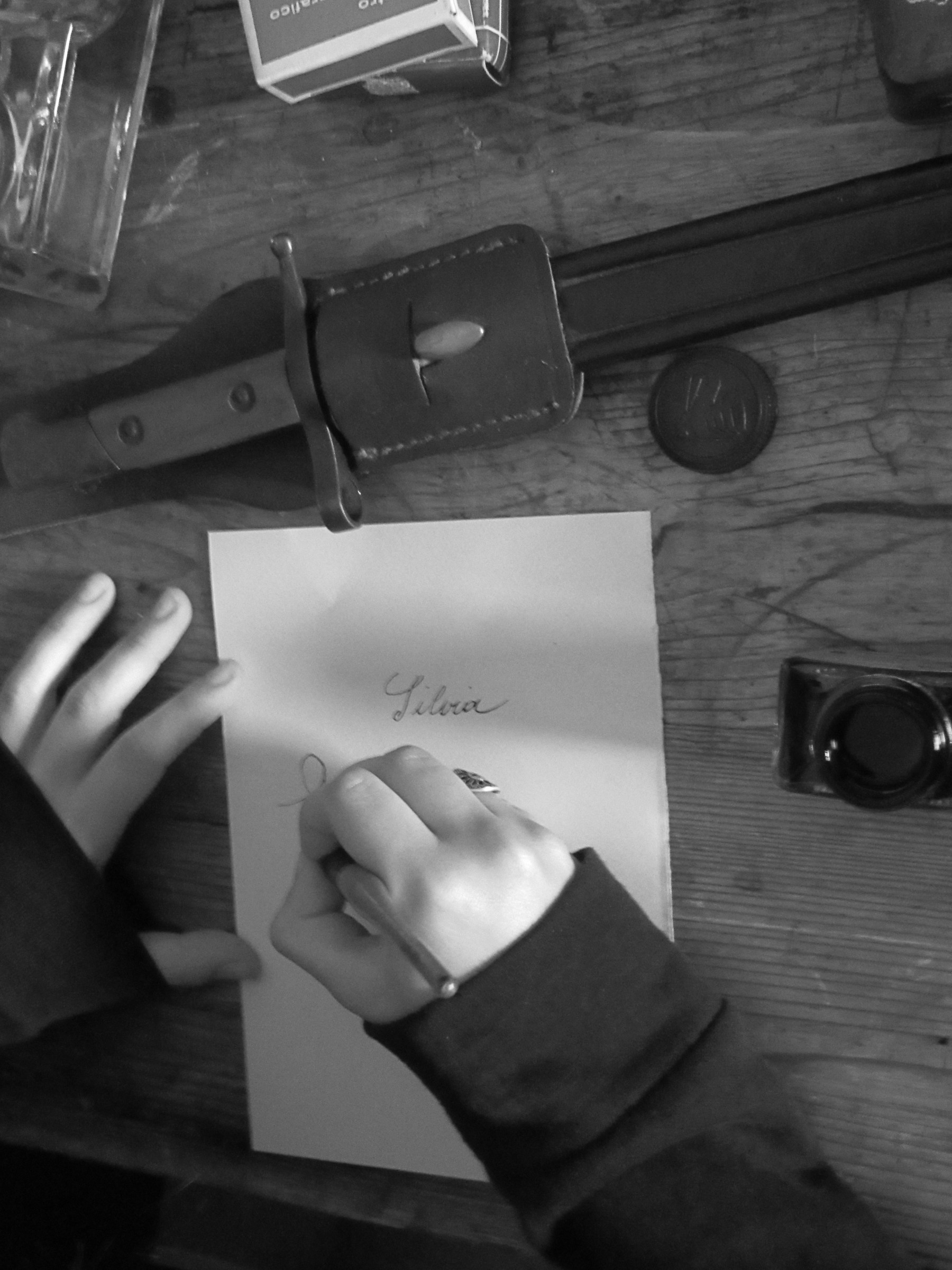 Does the bayonet or the pen hurt anymore?