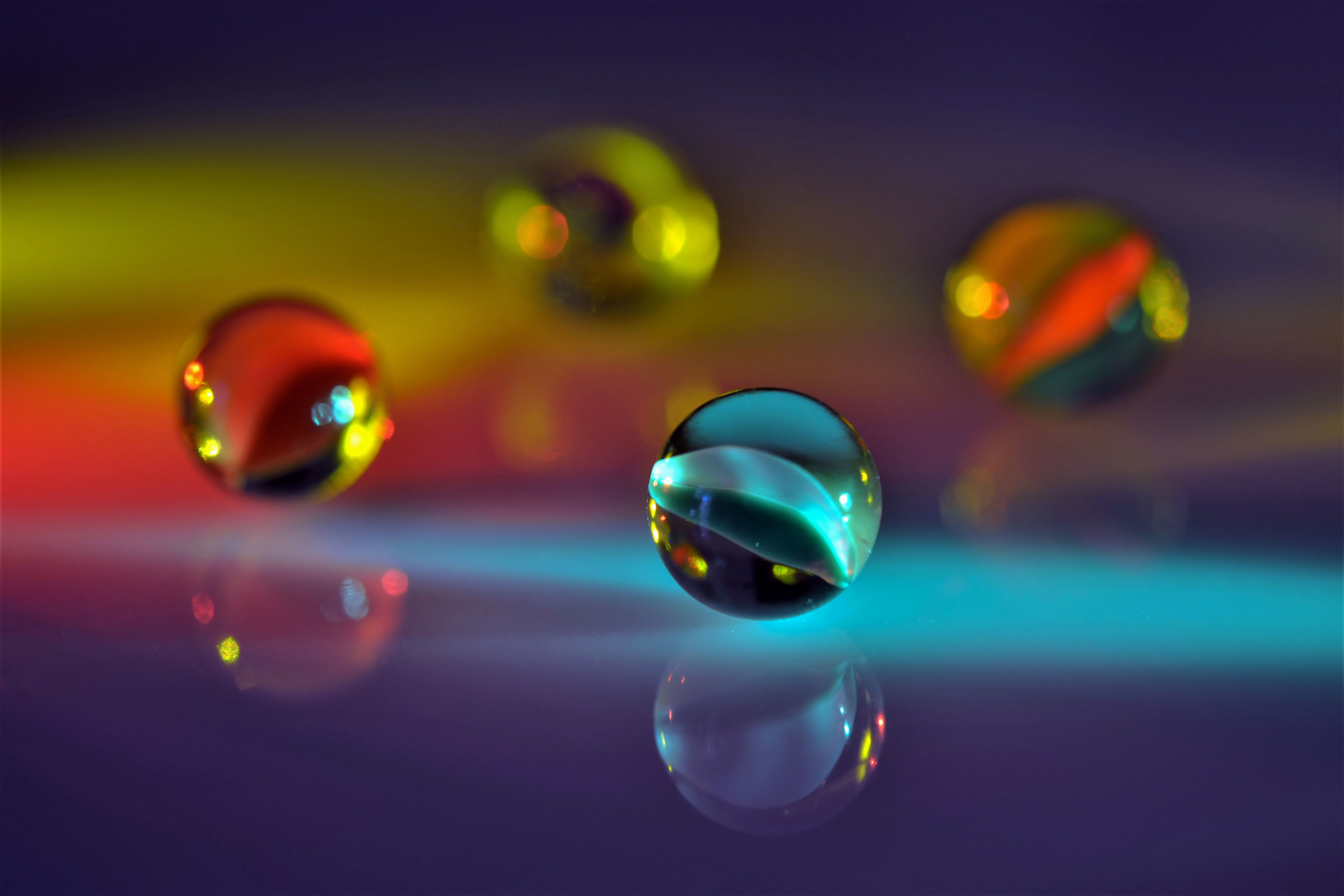 ...oggi ho giocato con le biglie