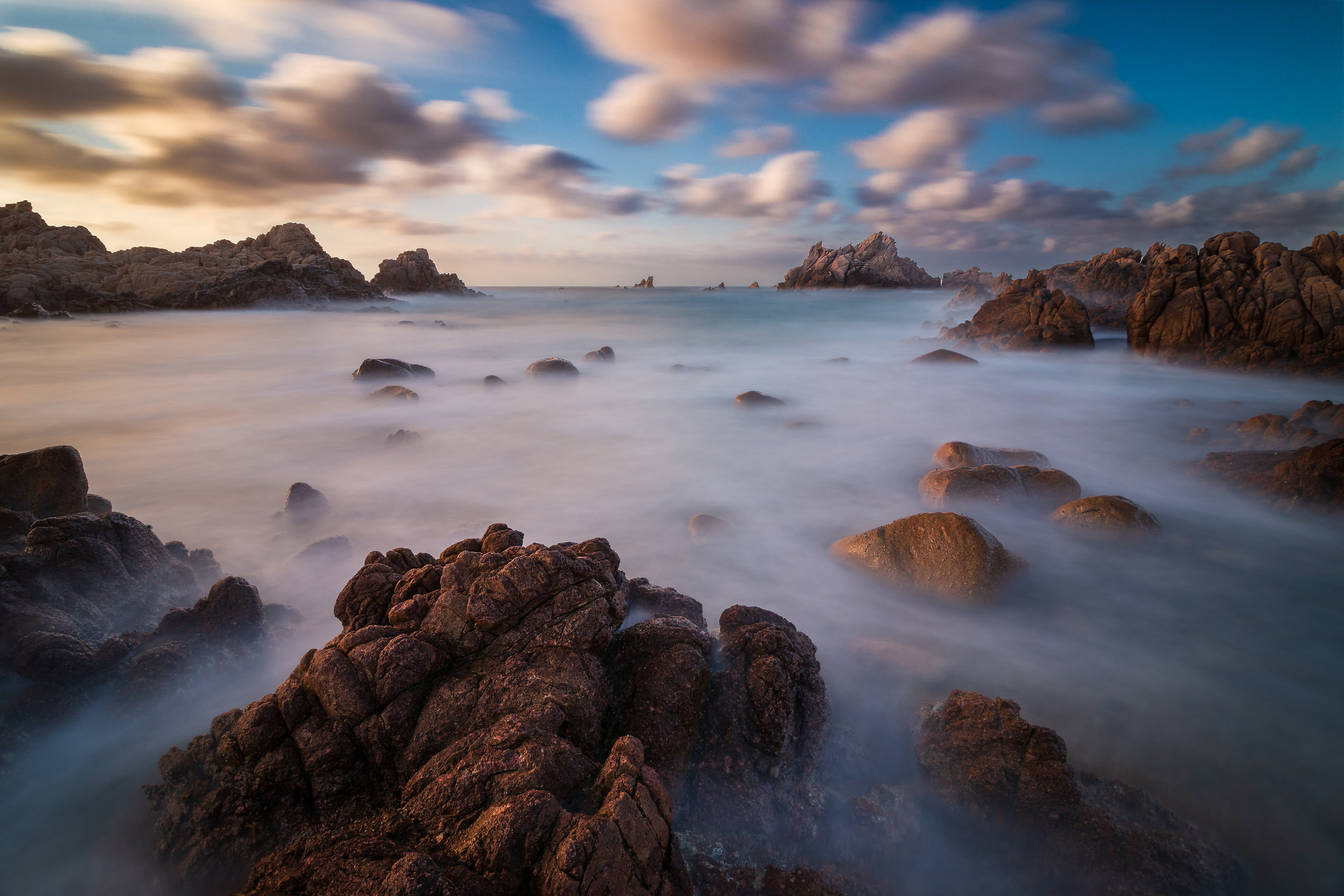 Long exposure to Cala Rossa