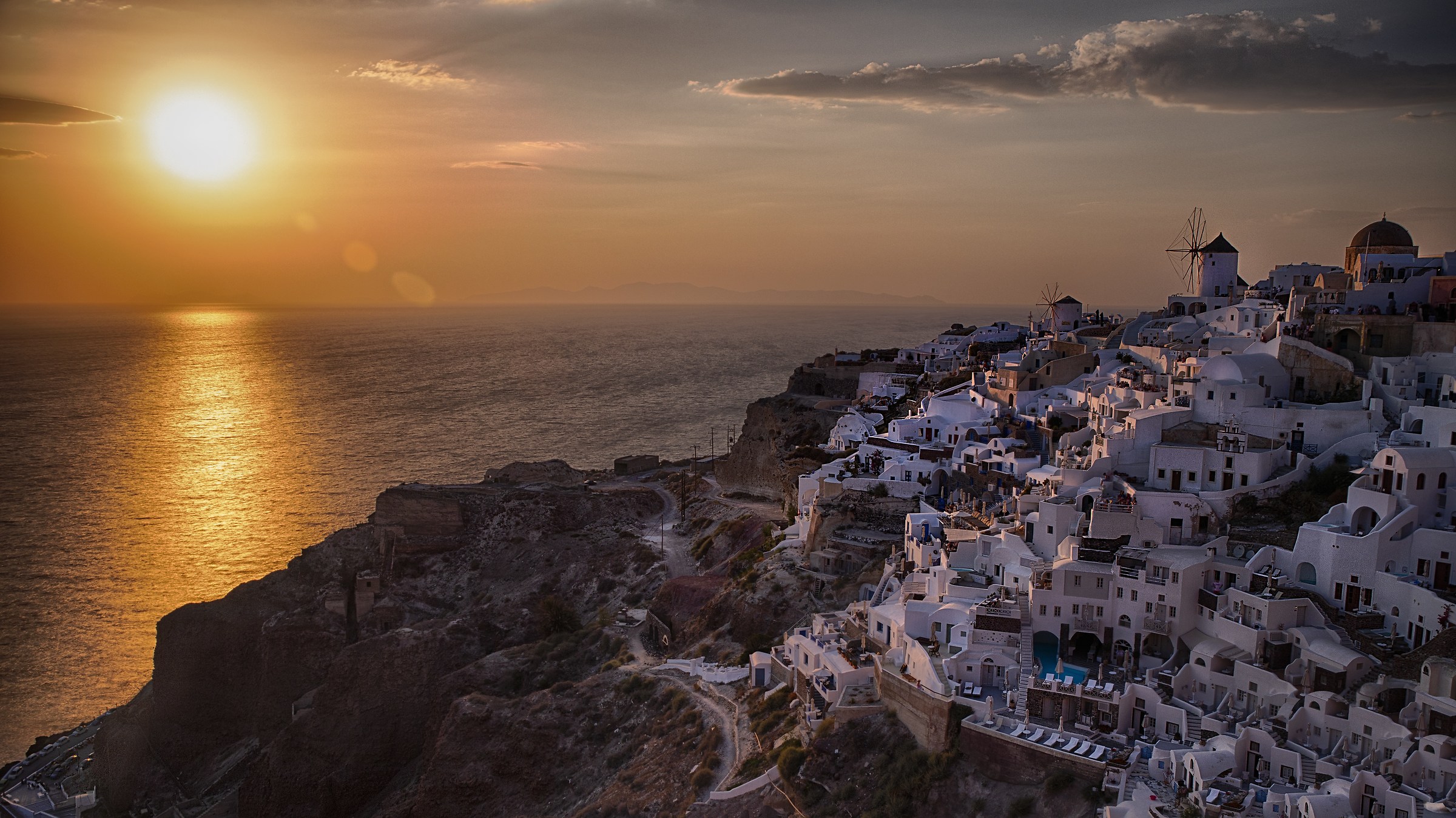 Sunset in Oia