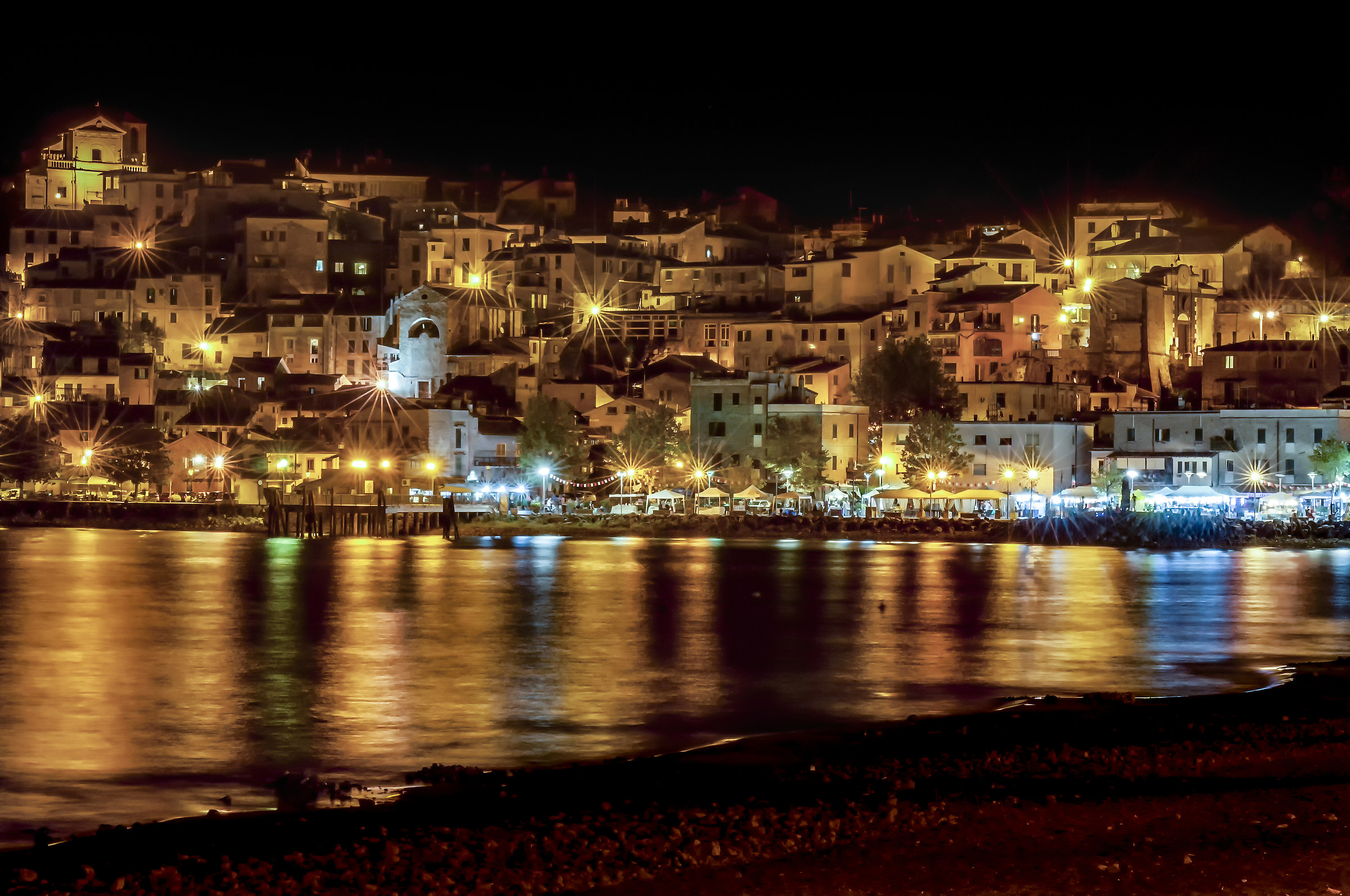 Anguillara at night