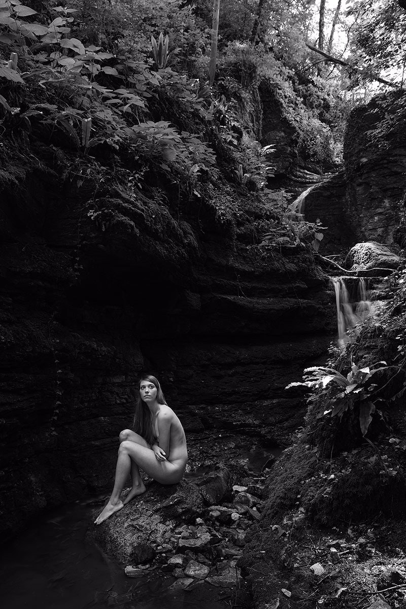 Nude at the Falls