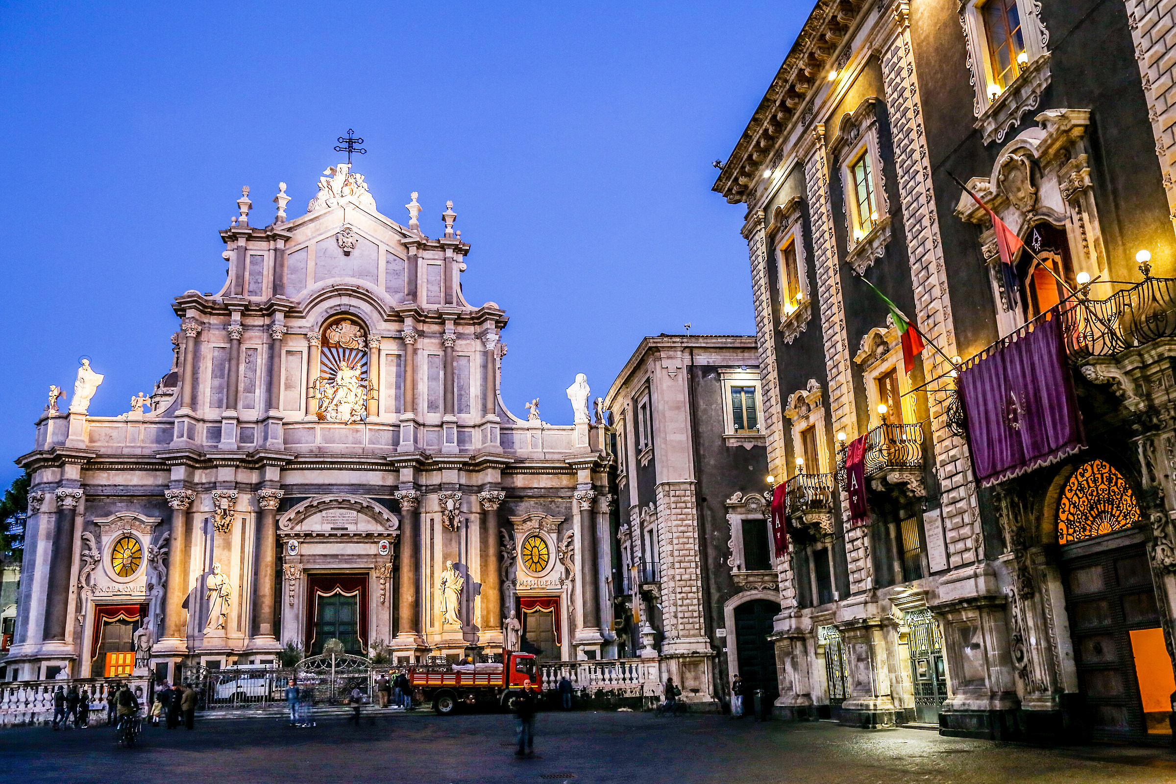 St. Agatha, preparations at dawn