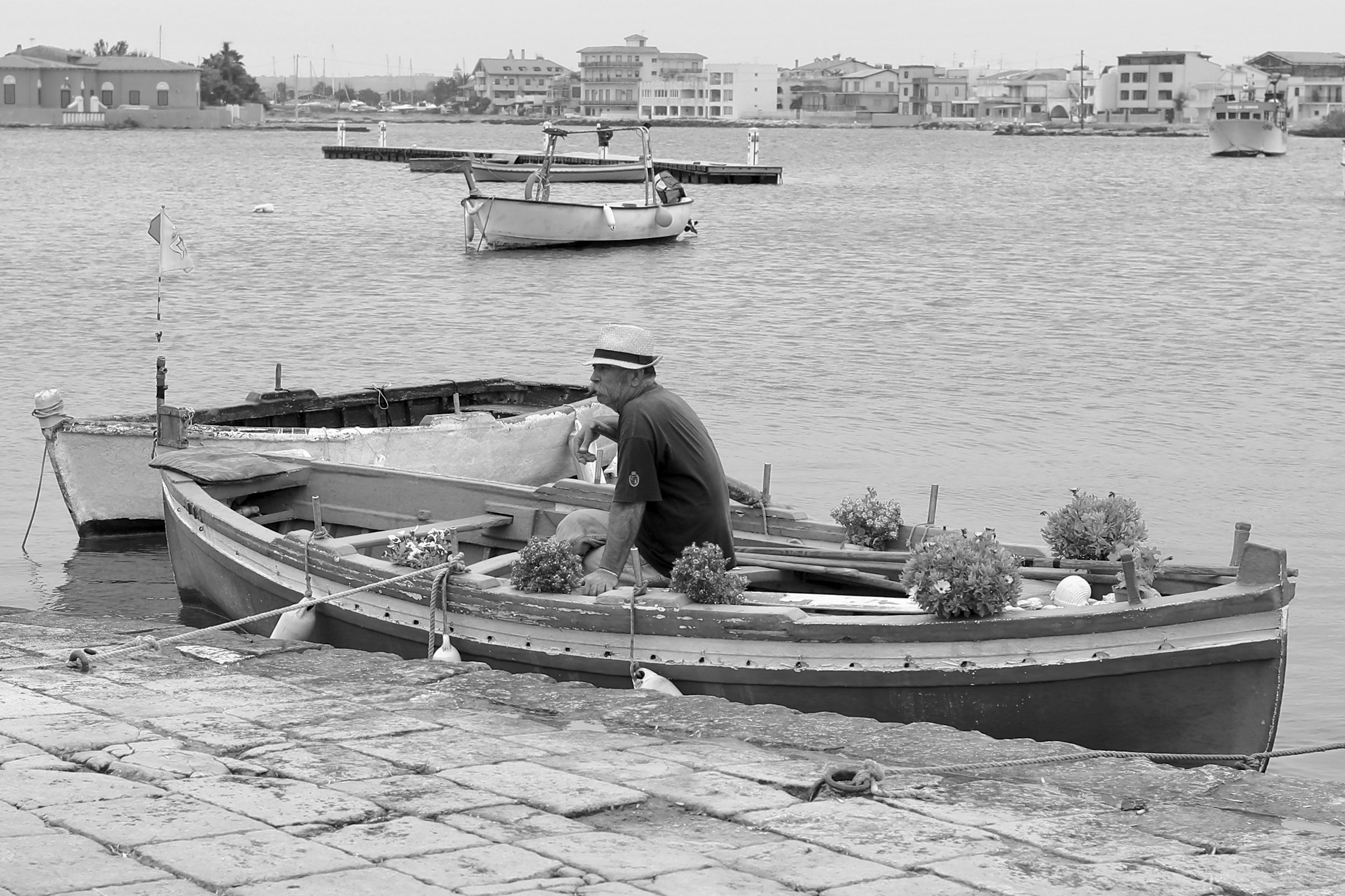 The boatman at Marzamemi