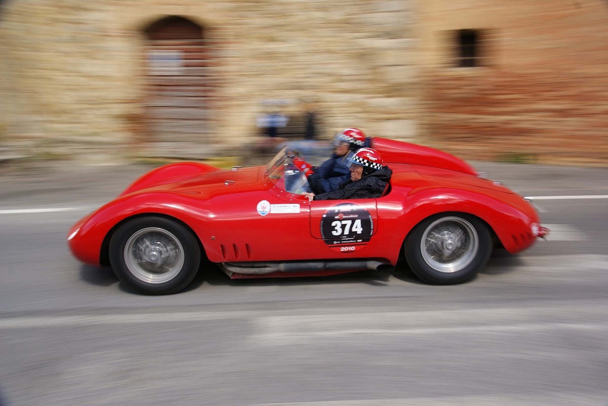 Tests panning Mille Miglia