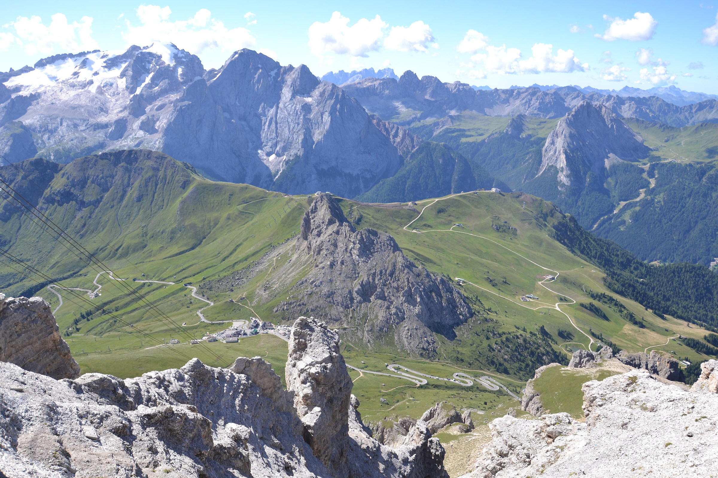 Passo Pordoi dal Sass Pordoi