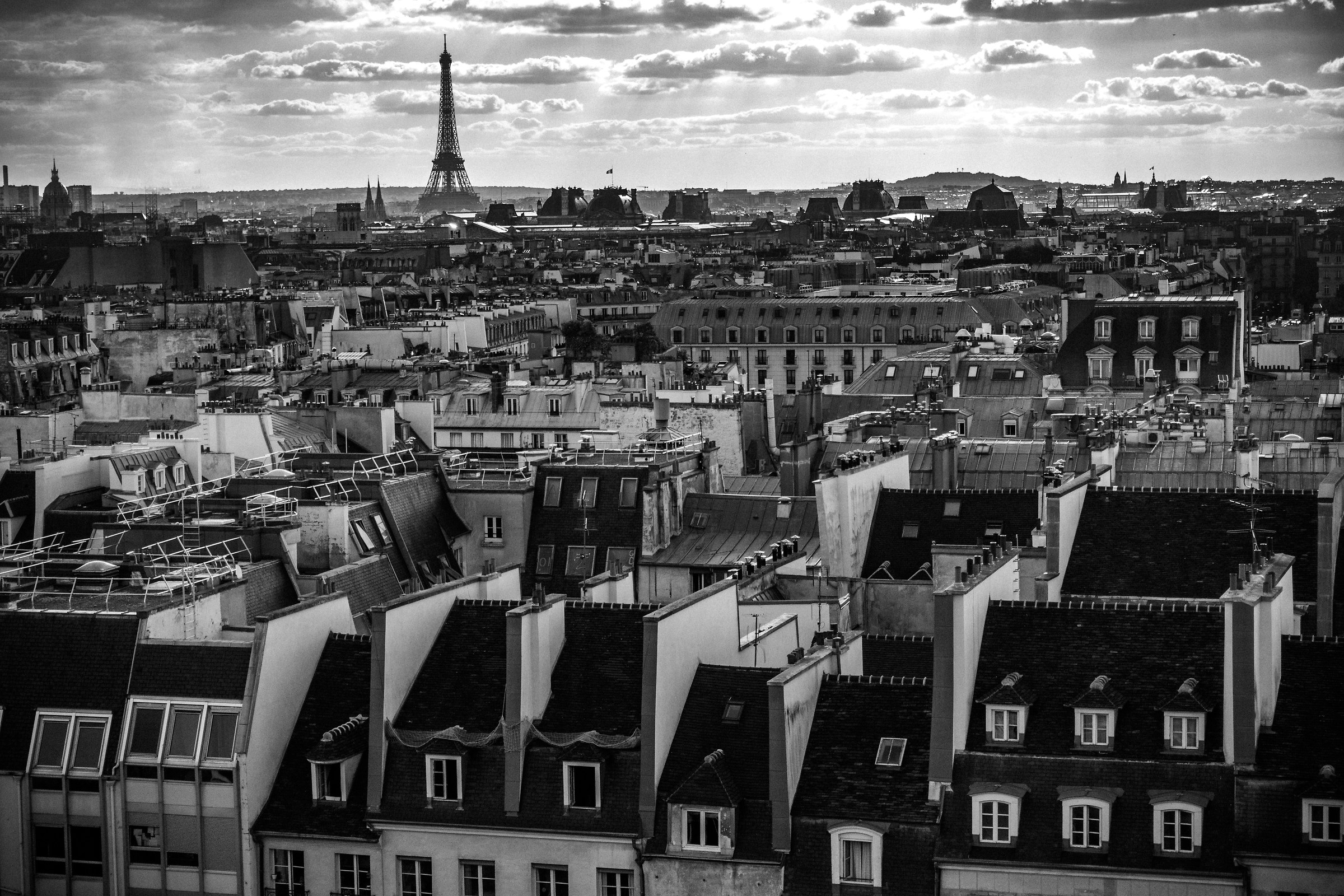 dalla terrazza del Centro Pompidou