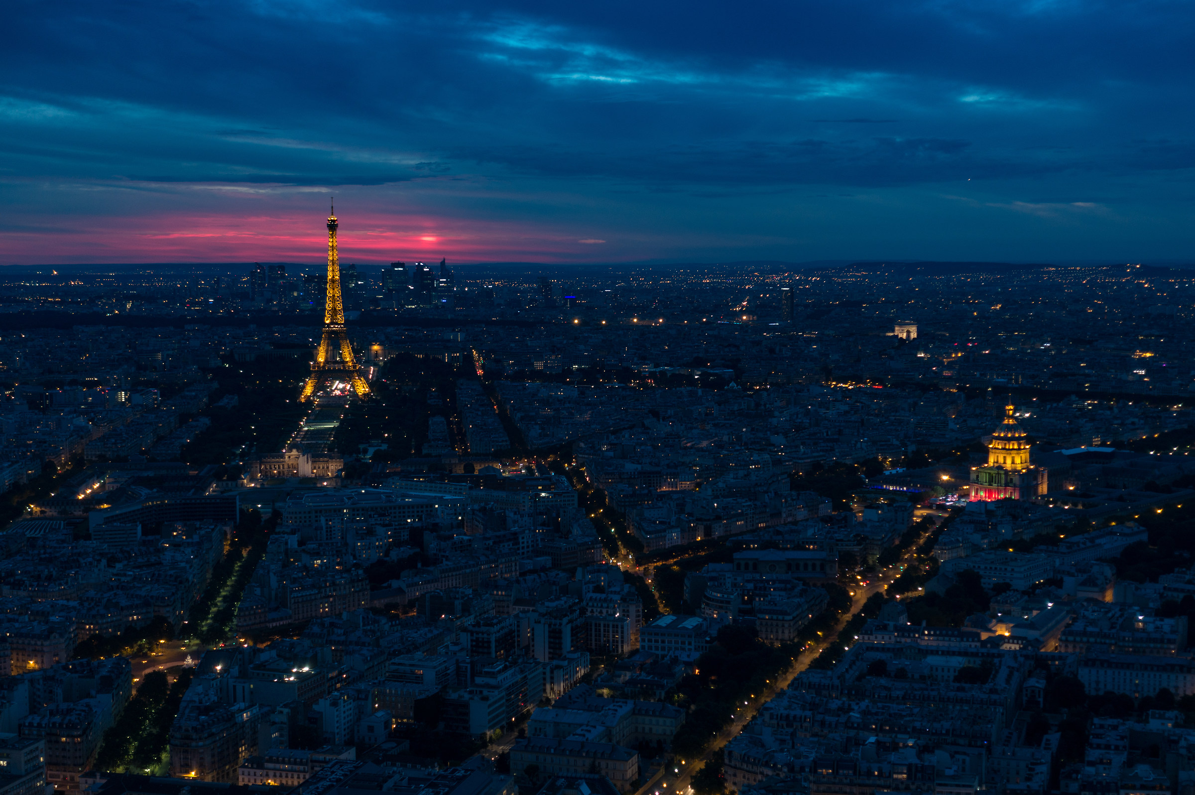 Tramonto dalla Terrazza del Montparnasse