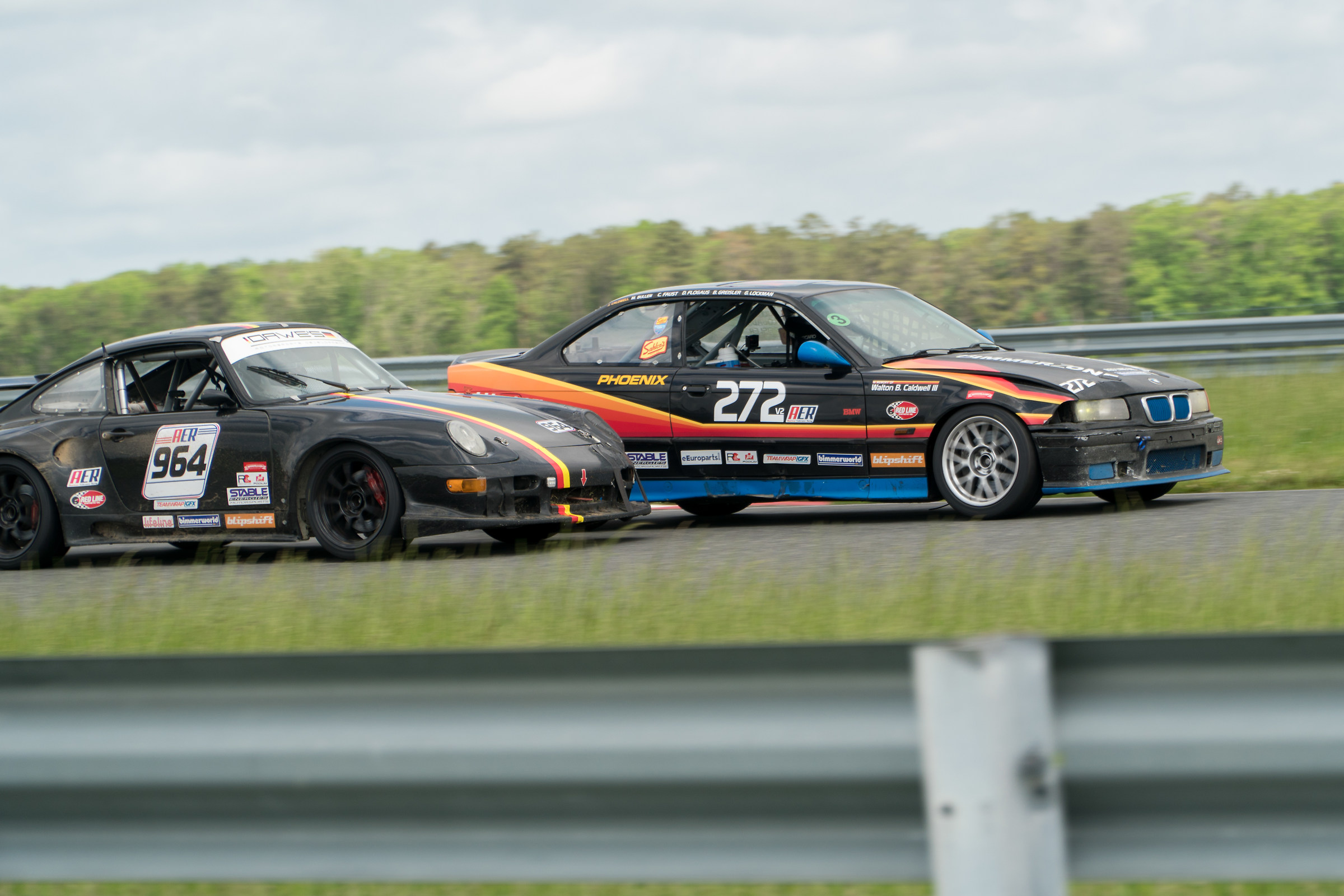 Porsche 911 BMW E36 danza