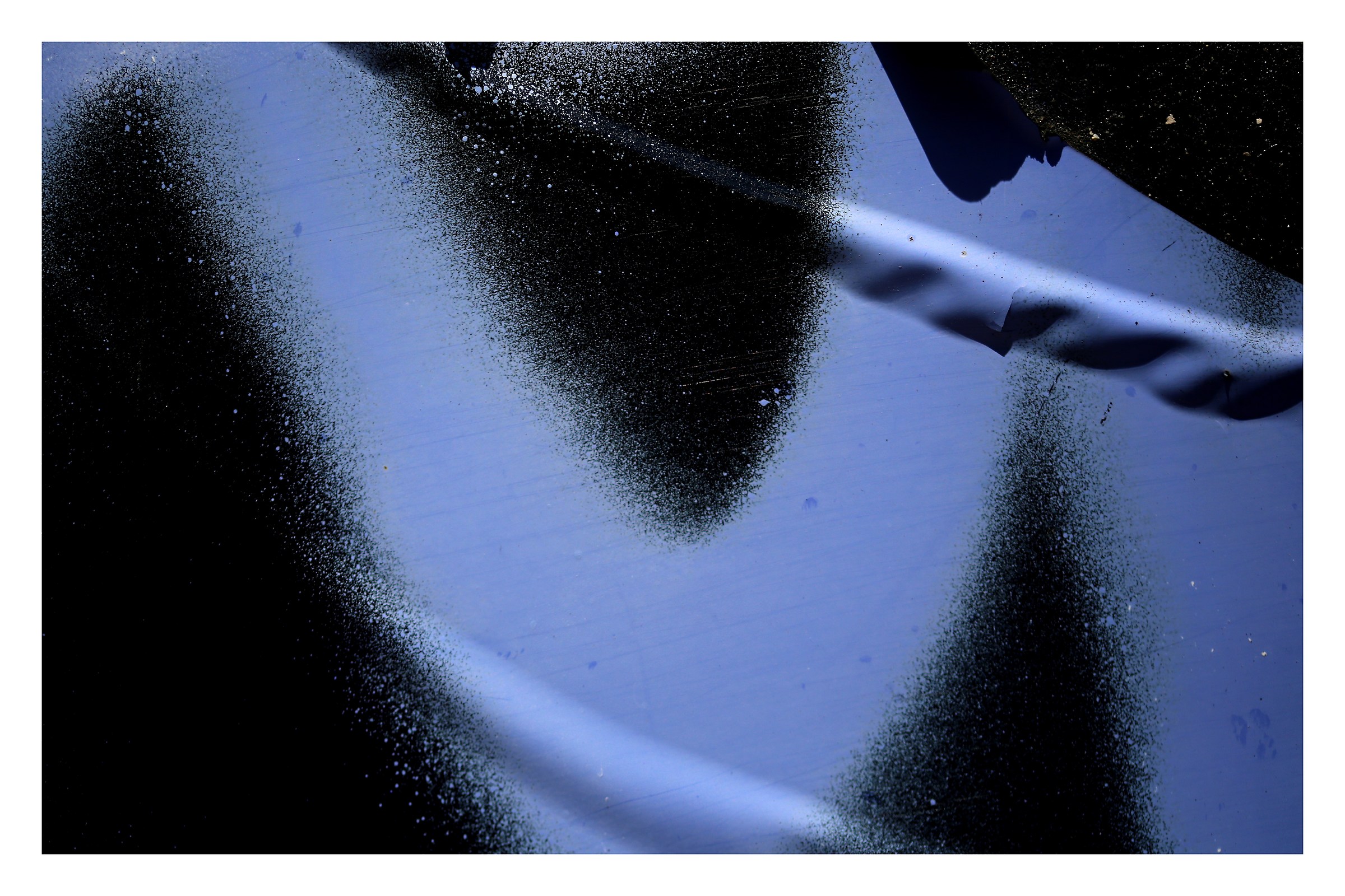 Is the black that allows the color to emerge