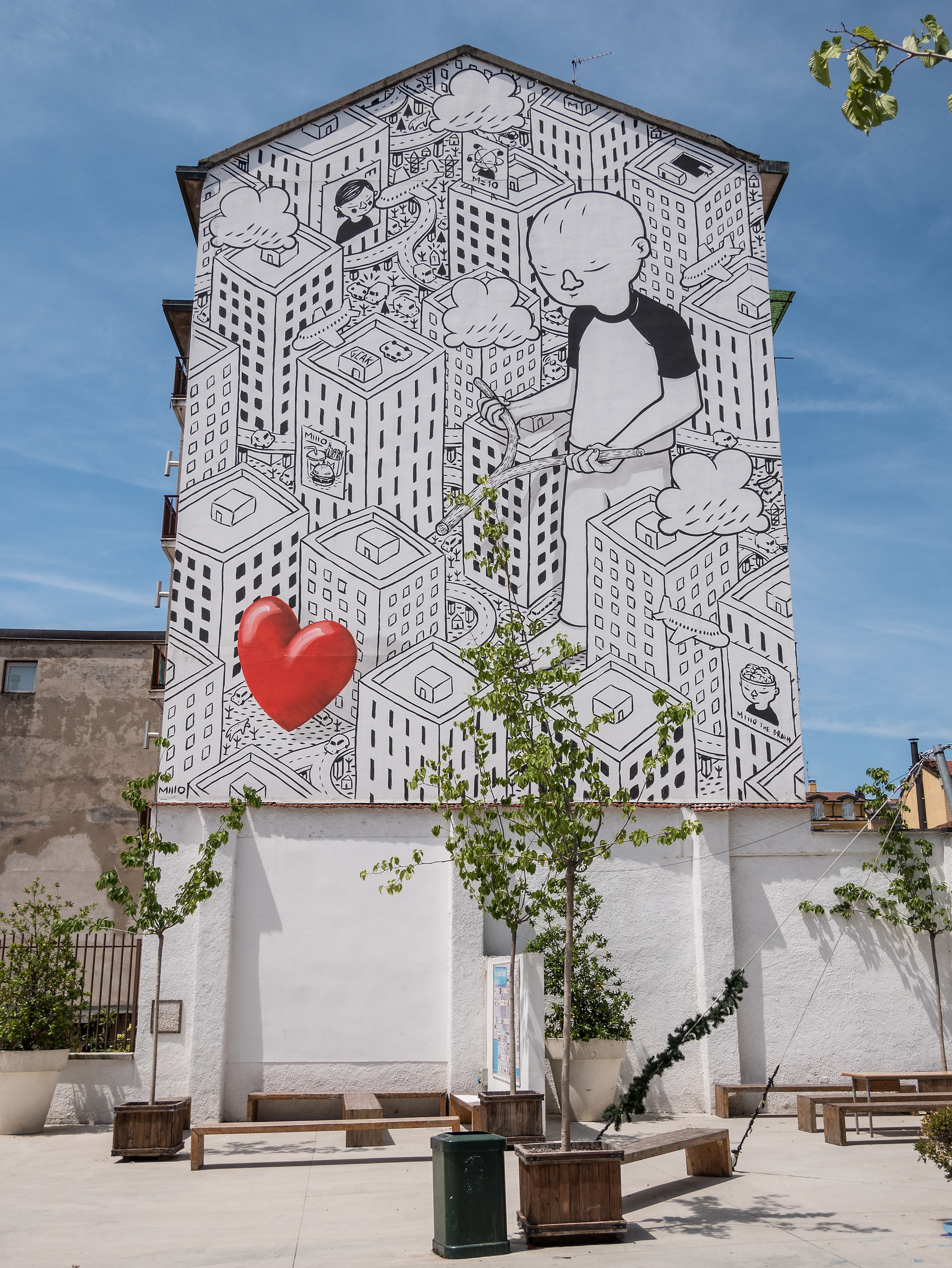 Murals-Garden of Cultures-Milan