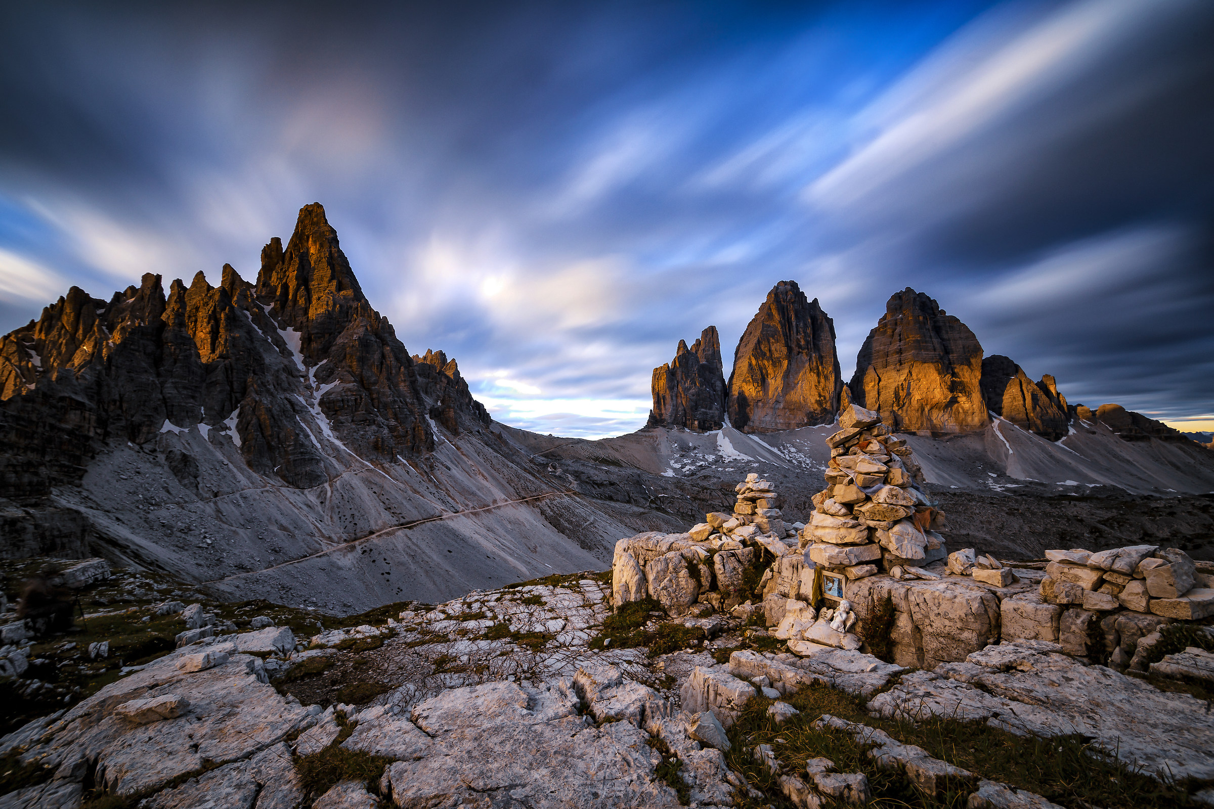 L'alba sulle Tre Cime di Lavaredo