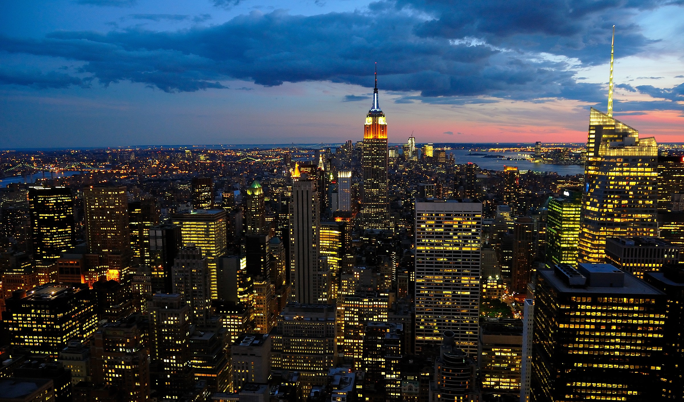 New York - Crepuscolo dal