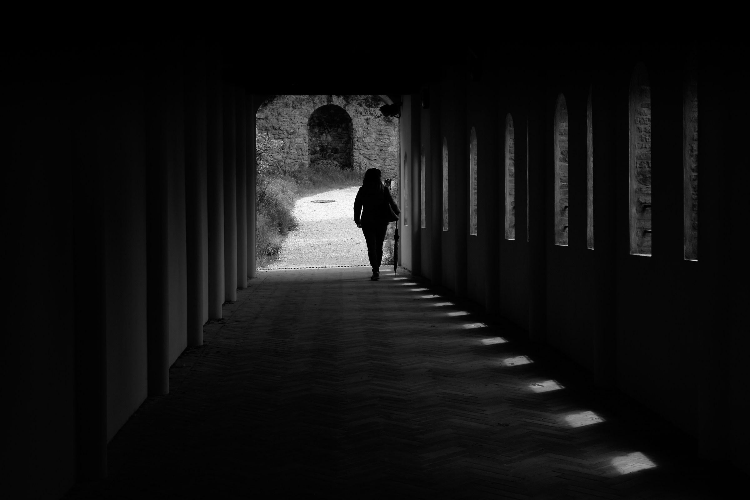 The straight path...