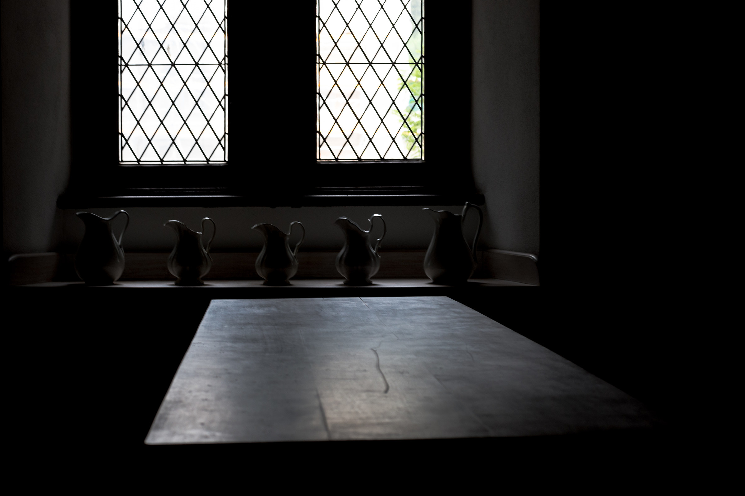 the table and the windows