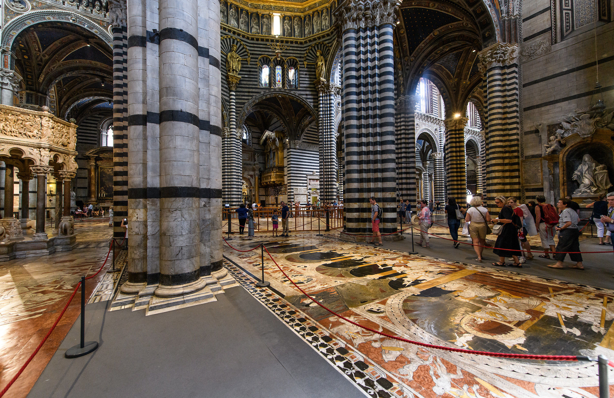 Inside the Cathedral of Siena