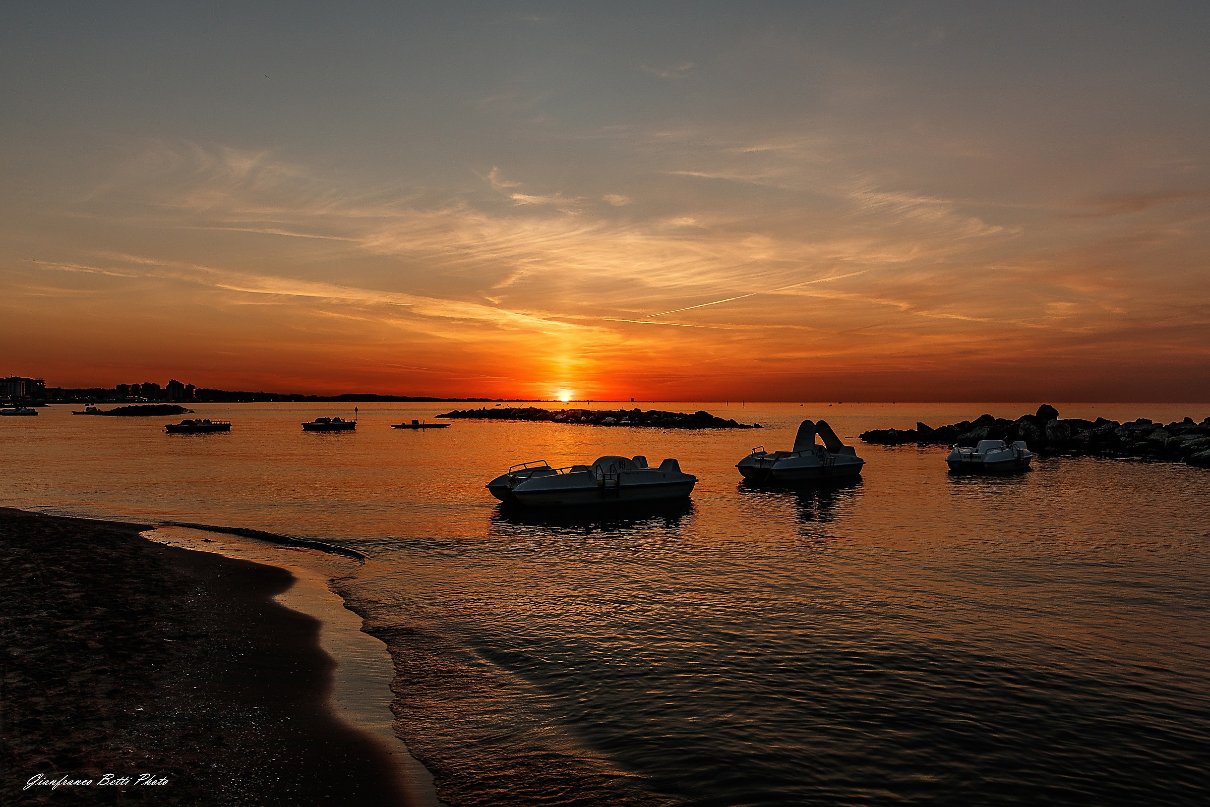 The quiet of the sunset