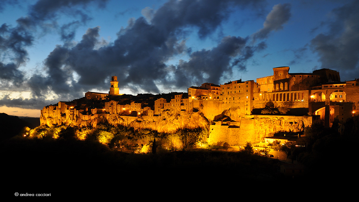 Sunset in Pitigliano