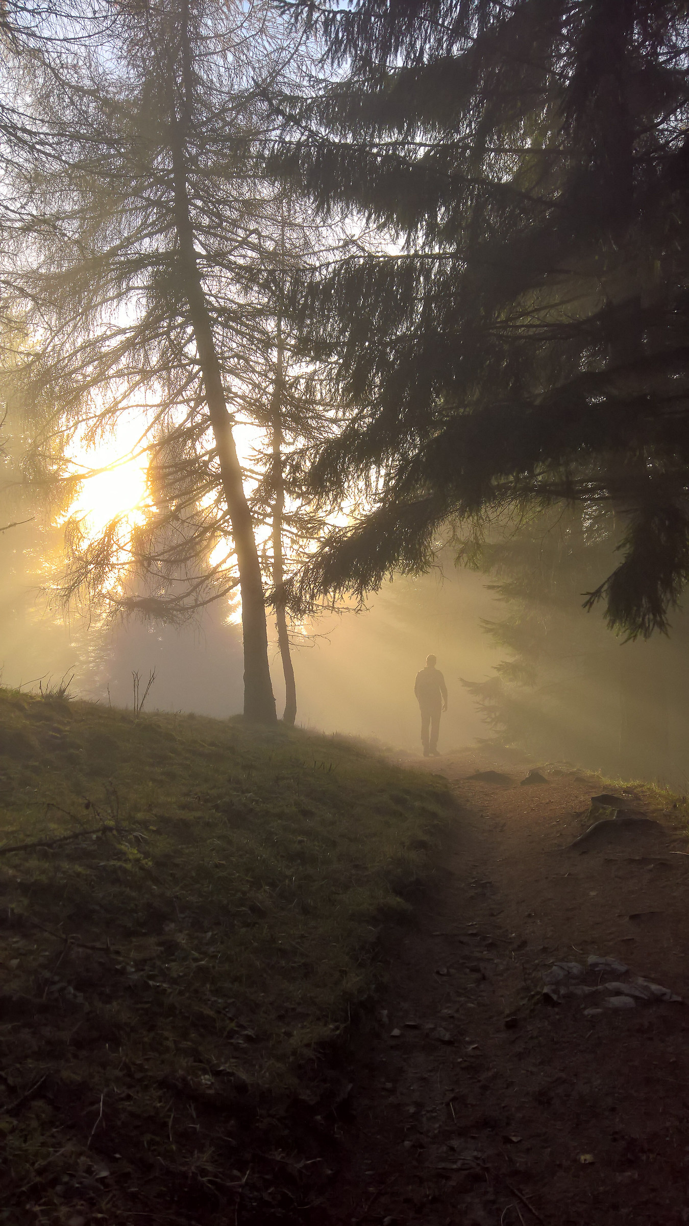 Felt peaks, Tyndall effect