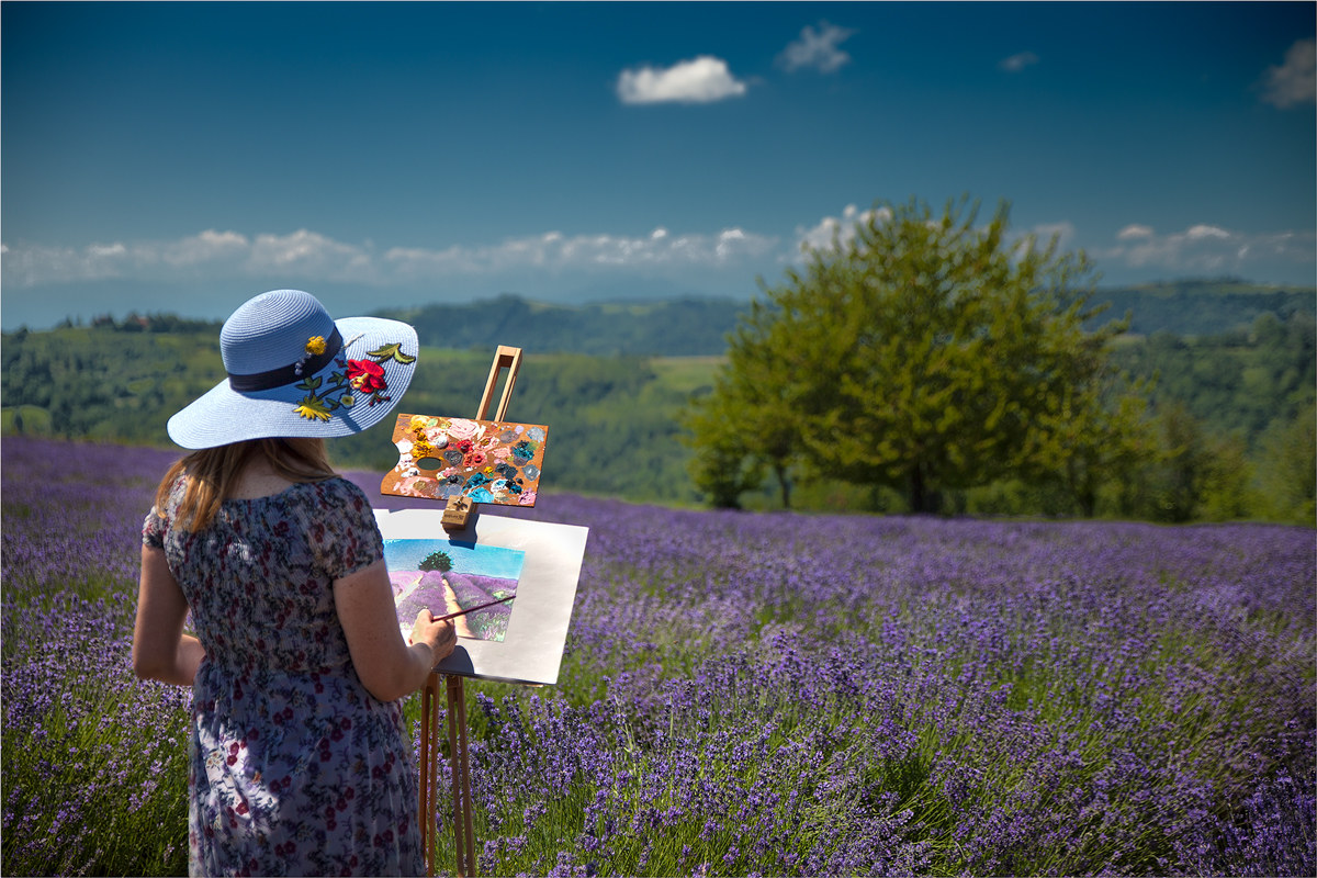 La pittrice di lavanda